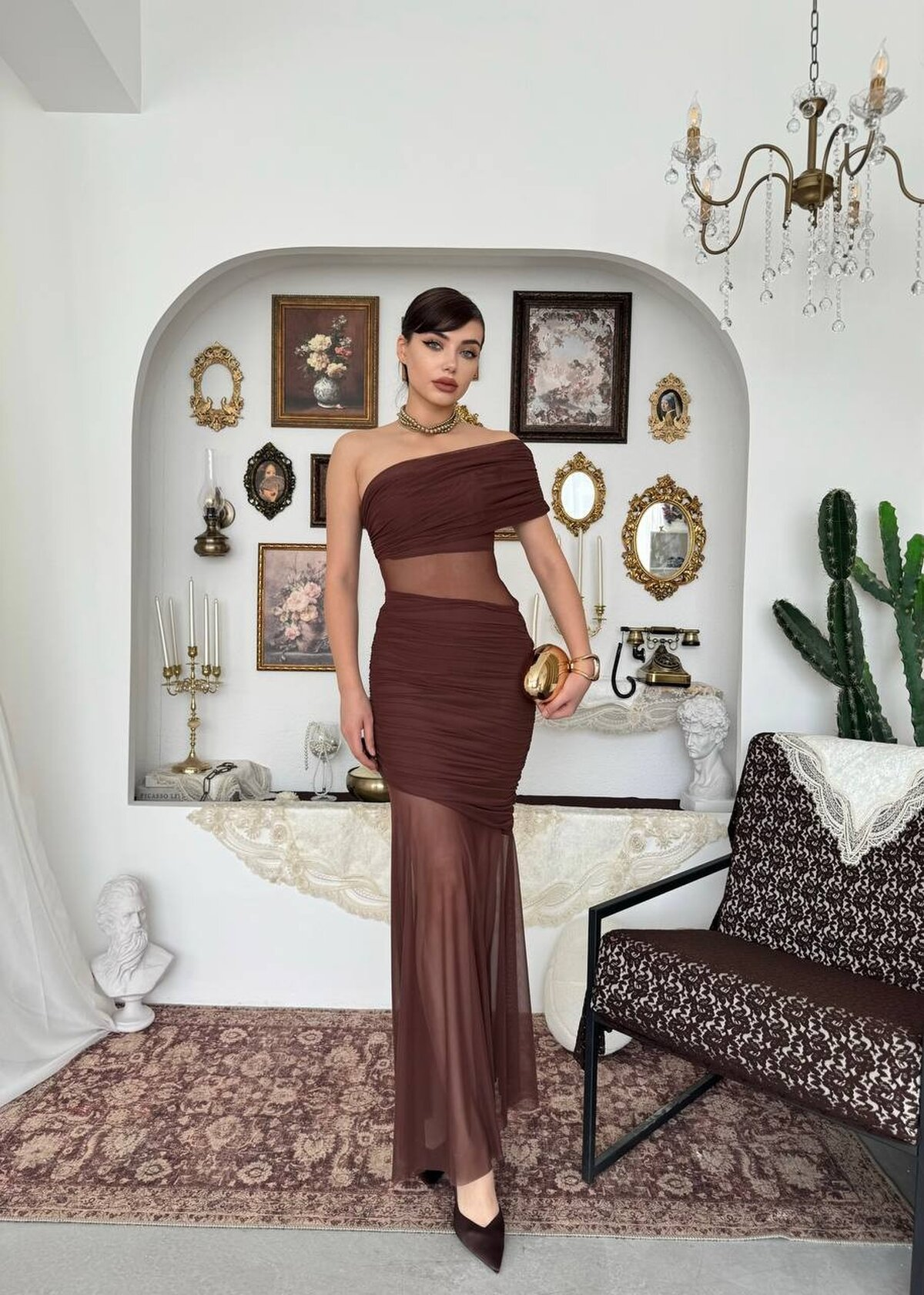 Bark Transparent Dress
