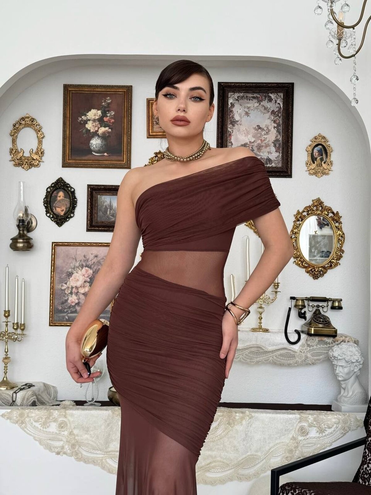 Bark Transparent Dress