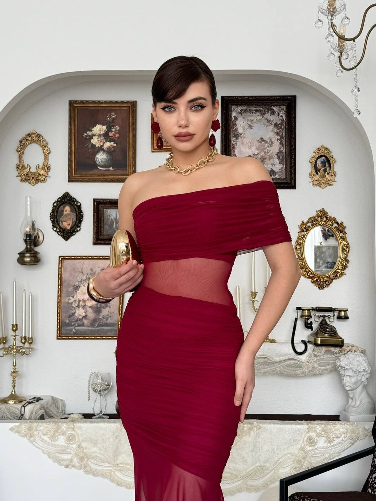 Bark Transparent Dress