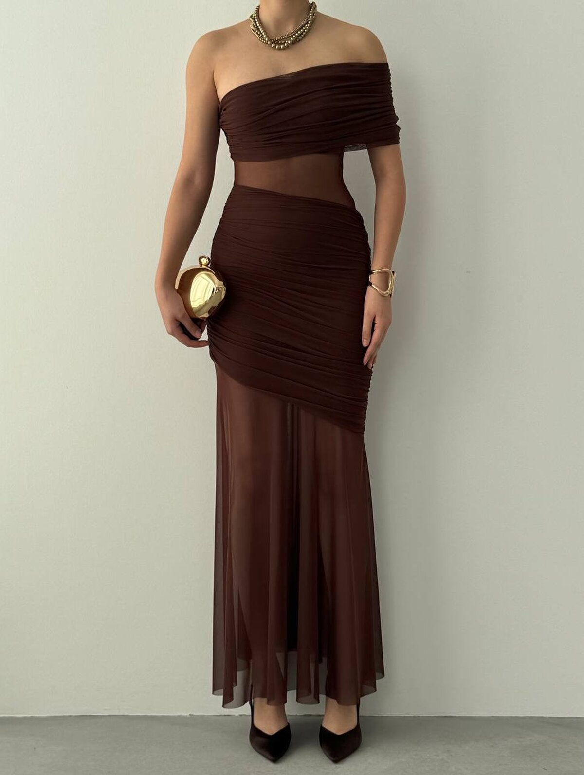 Bark Transparent Dress