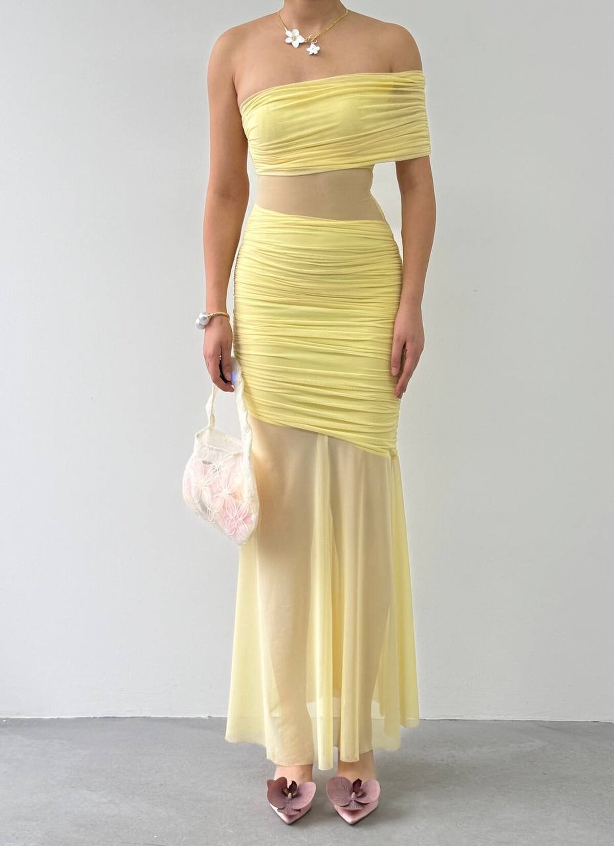 Bark Transparent Dress