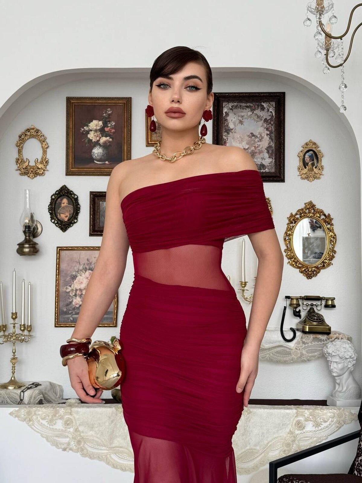 Bark Transparent Dress