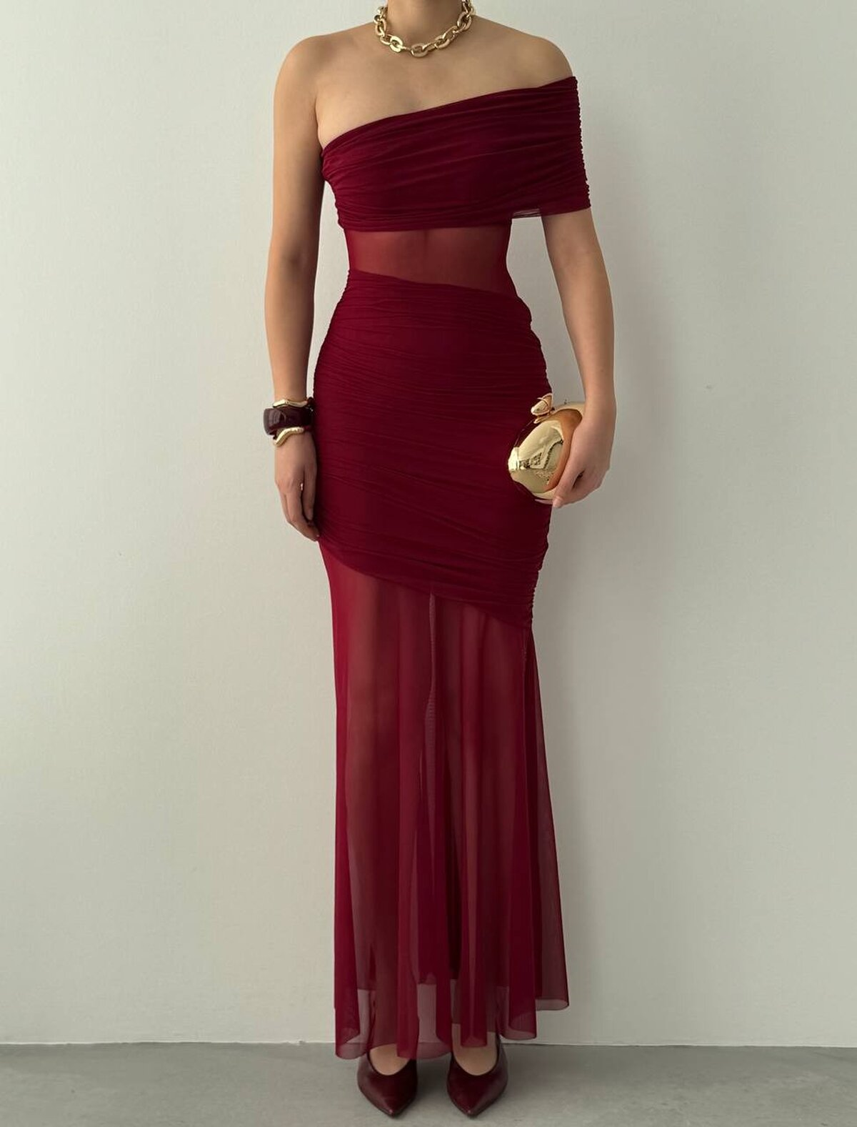Bark Transparent Dress