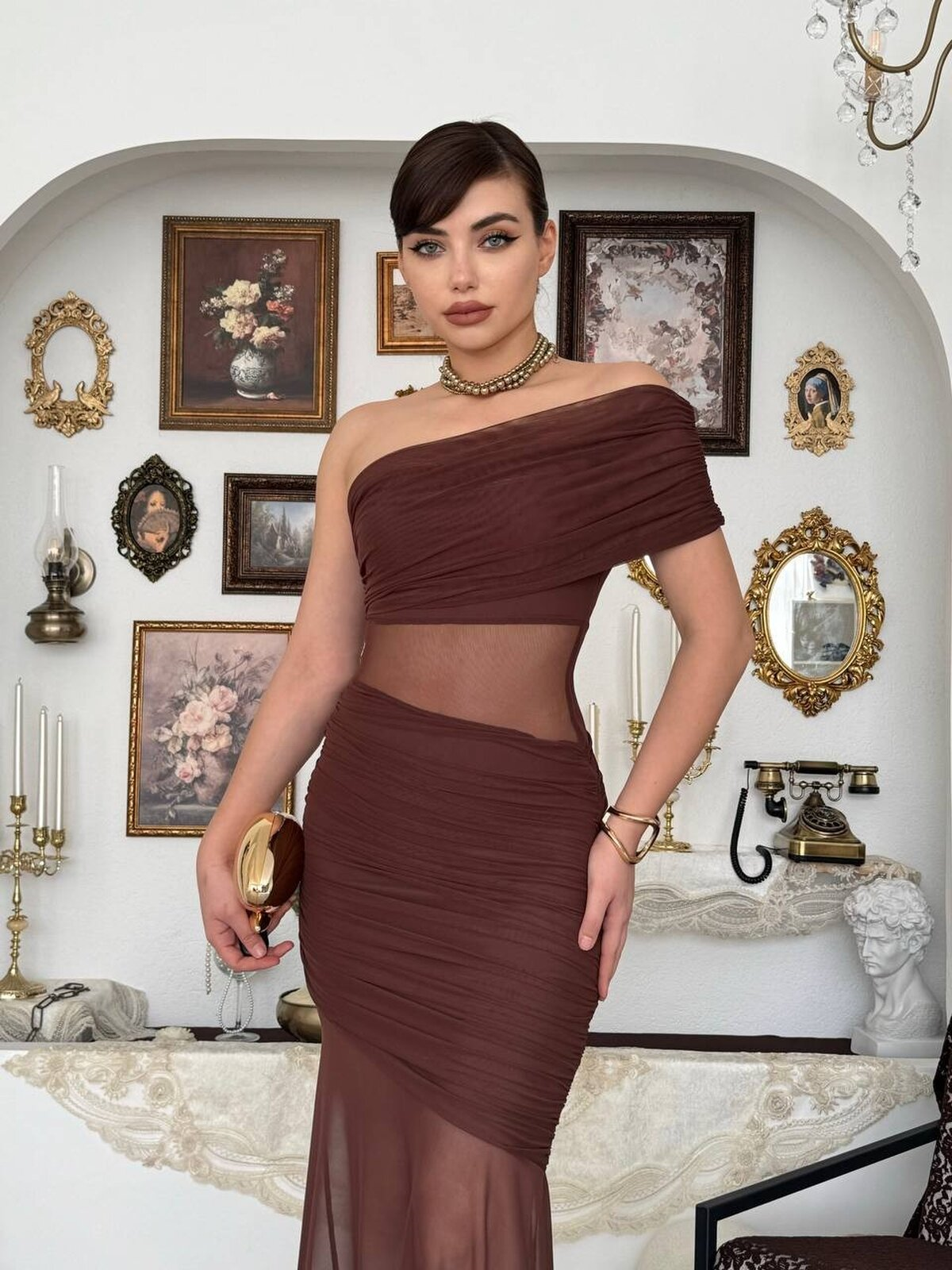 Bark Transparent Dress
