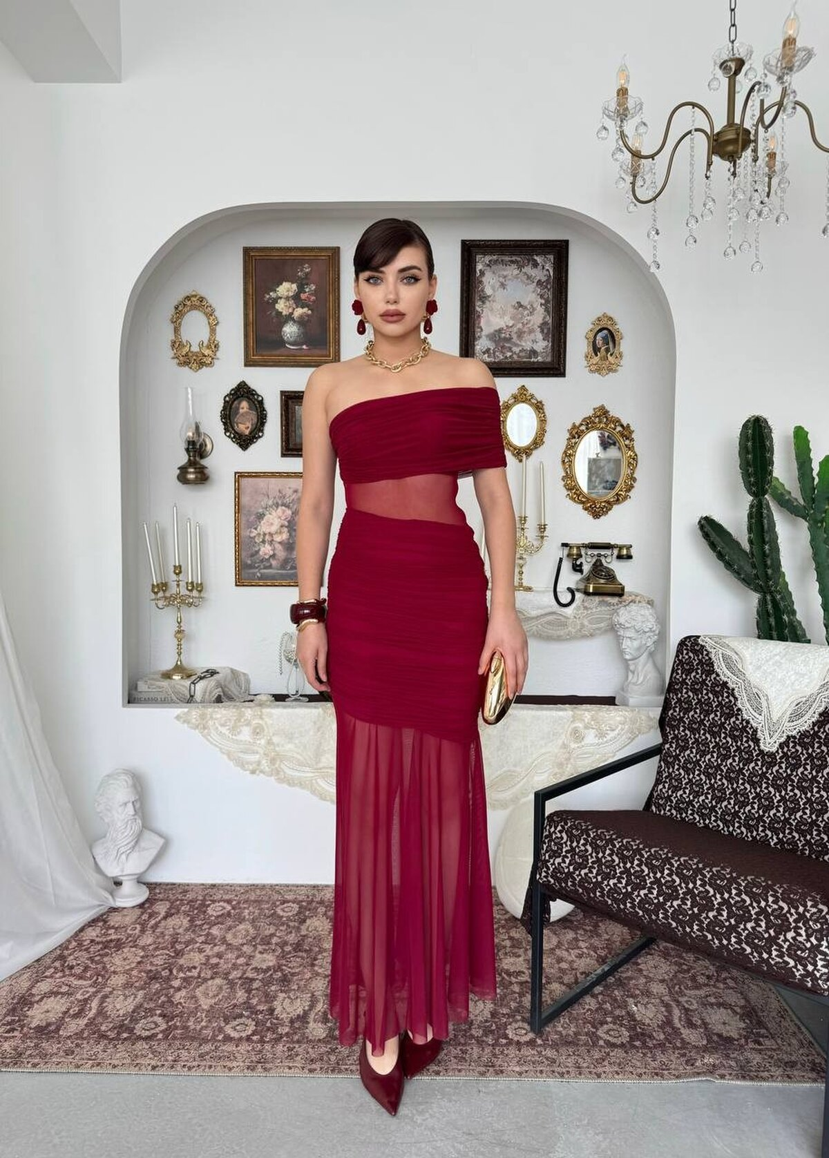 Bark Transparent Dress