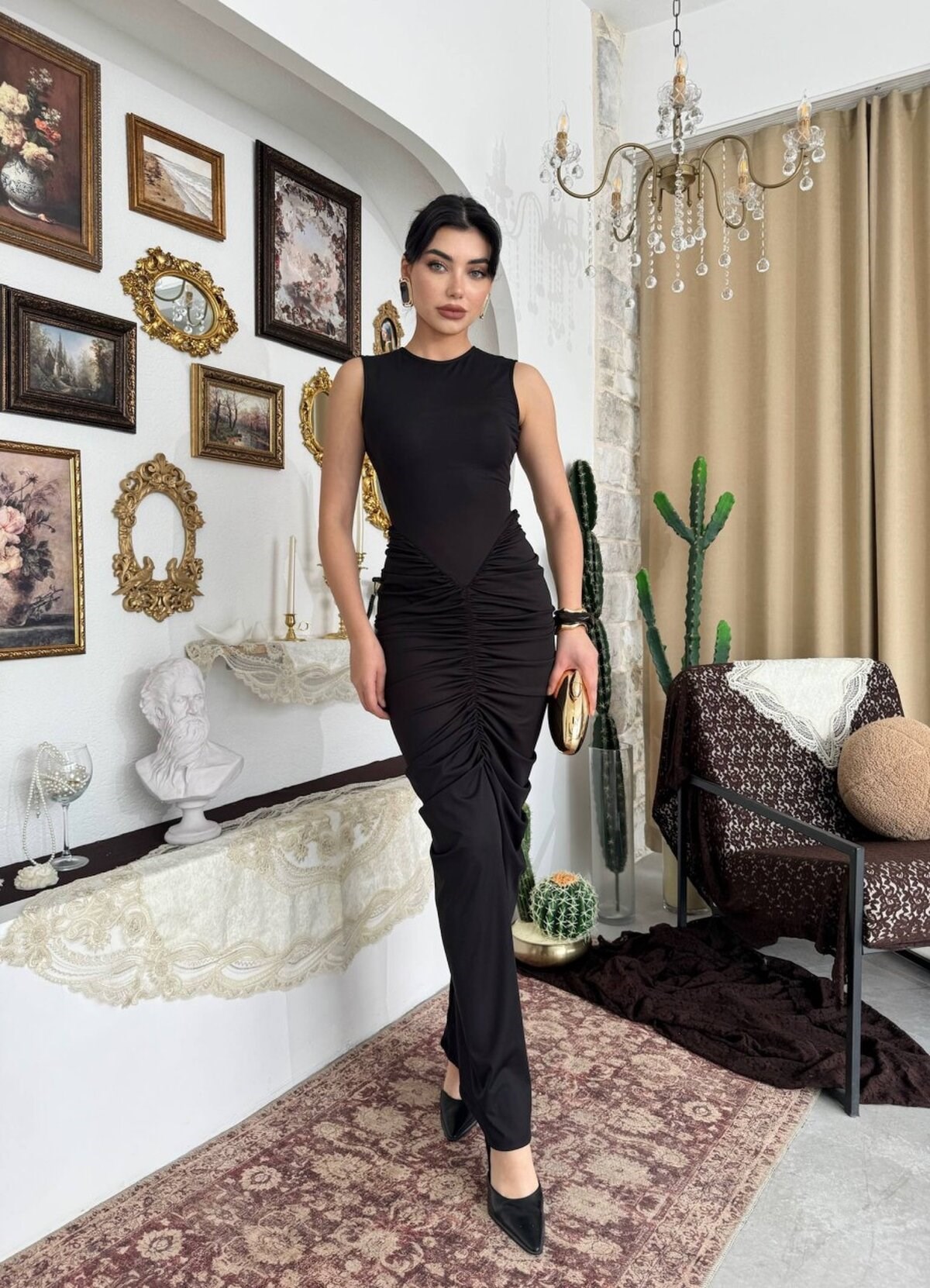 Boss Cut Out Dress