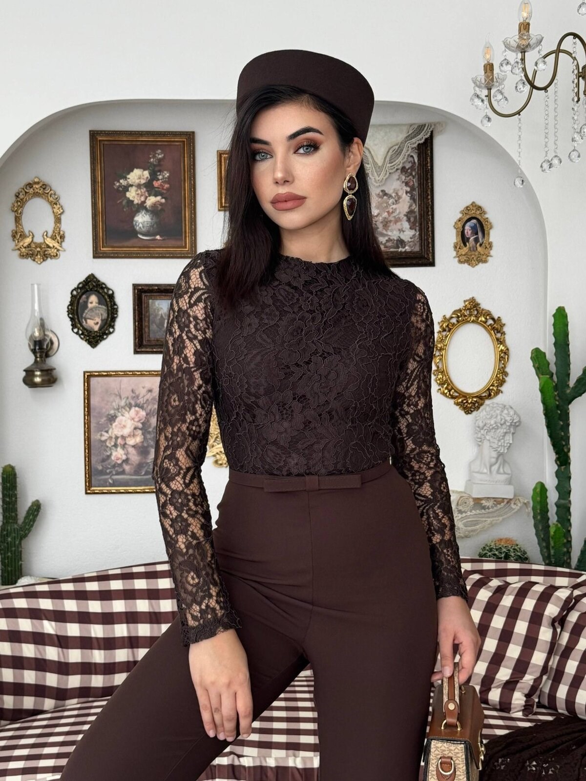 Buses Belted Jumpsuit