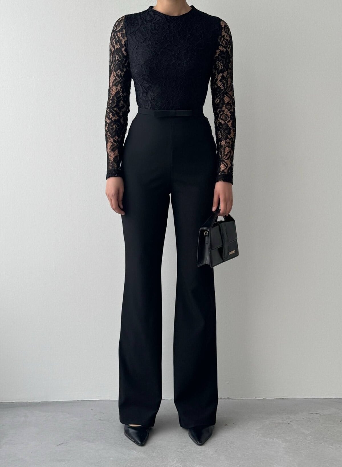 Buses Belted Jumpsuit
