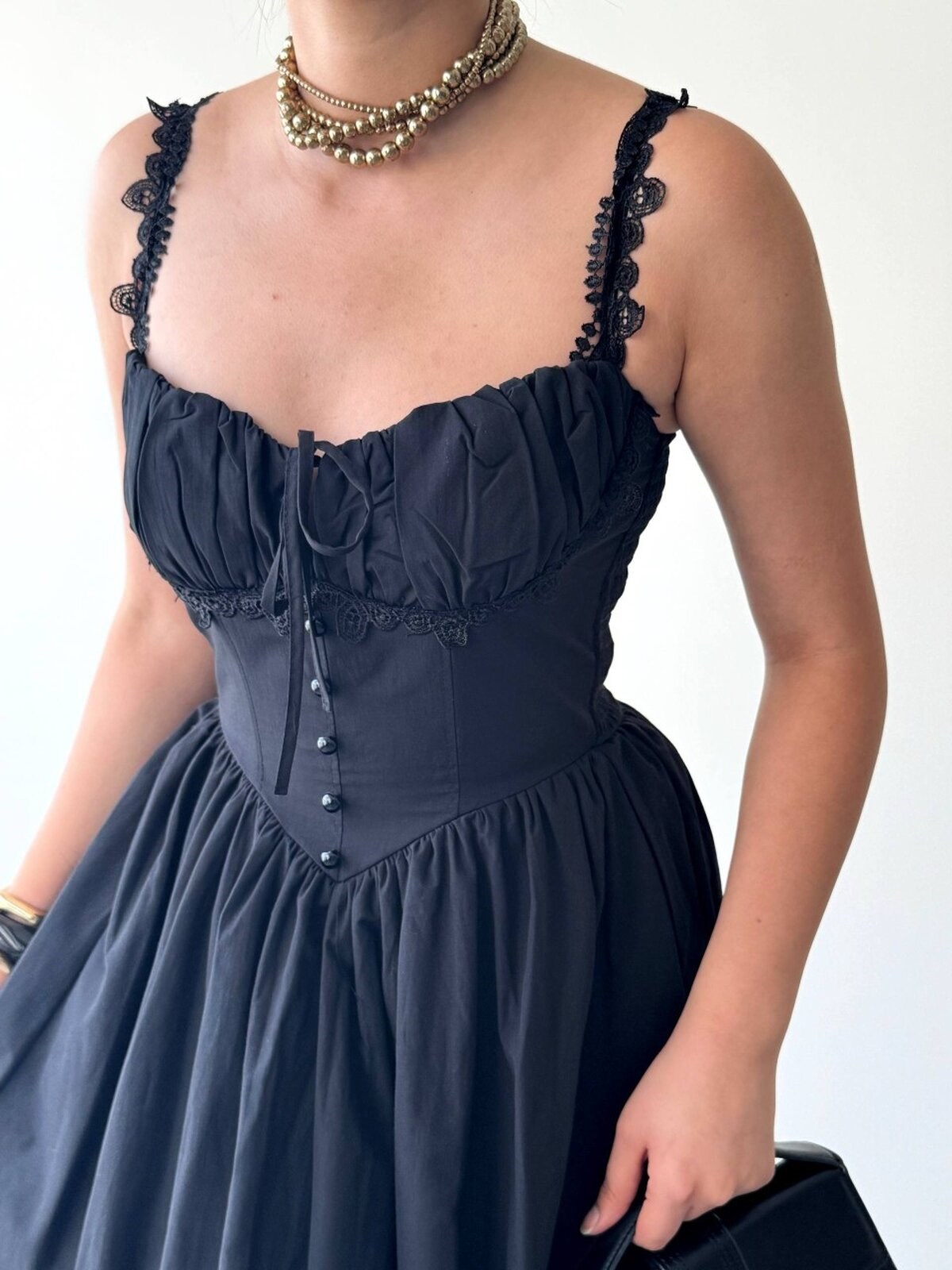 Ceck Midi Dress