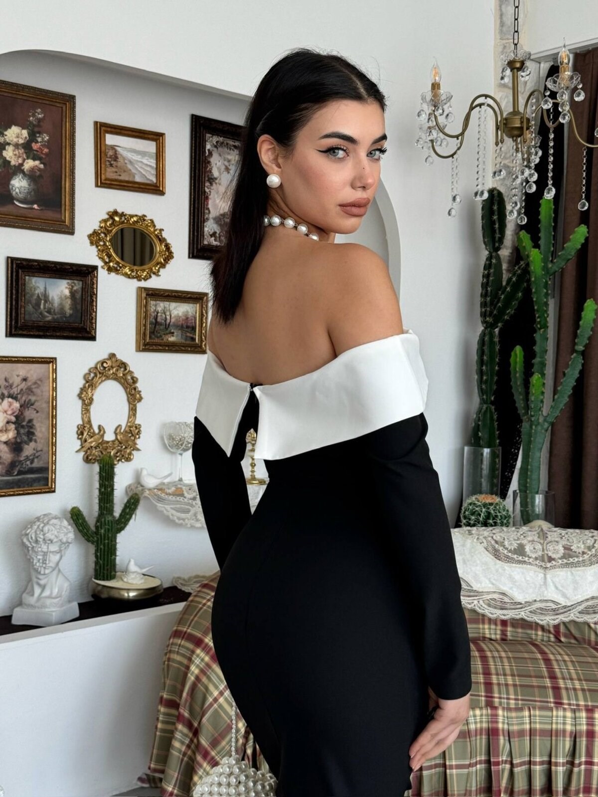 Cunas Strapless Dress