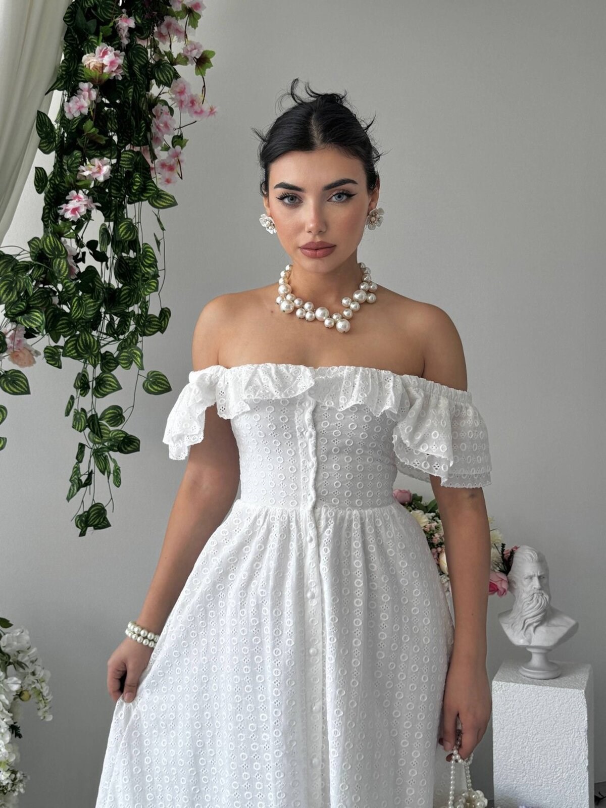 Denep Button Detail Dress