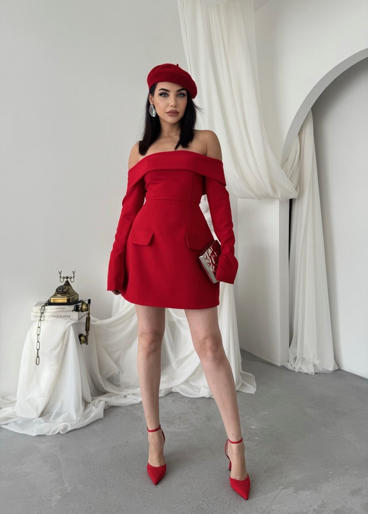 Devru Strapless Dress