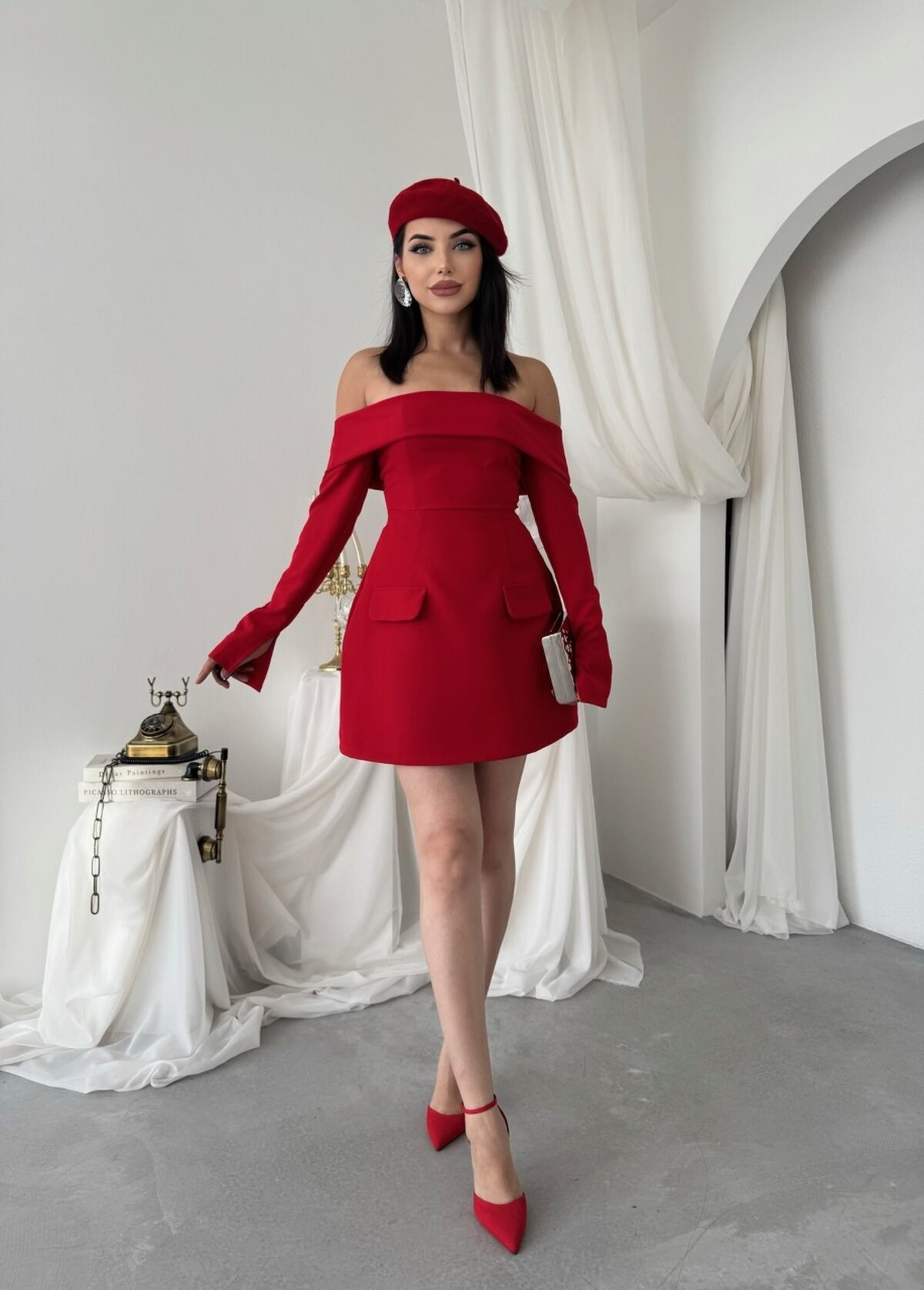 Devru Strapless Dress