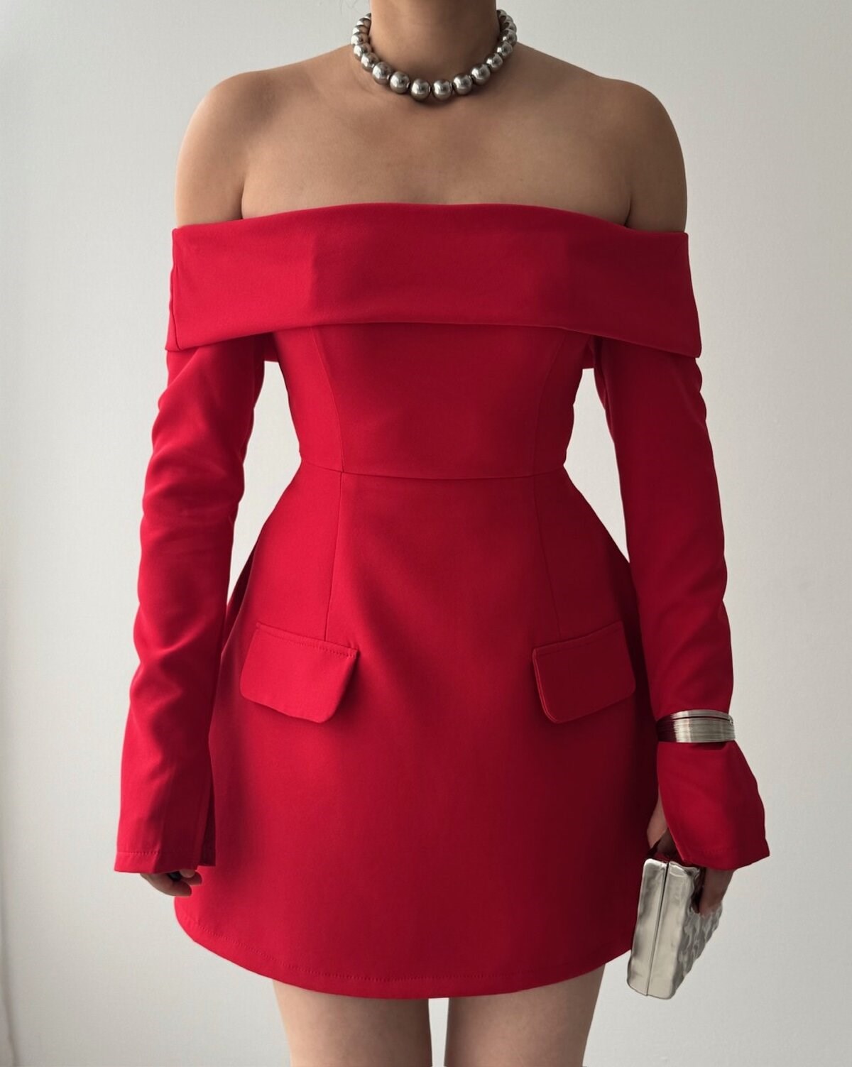 Devru Strapless Dress