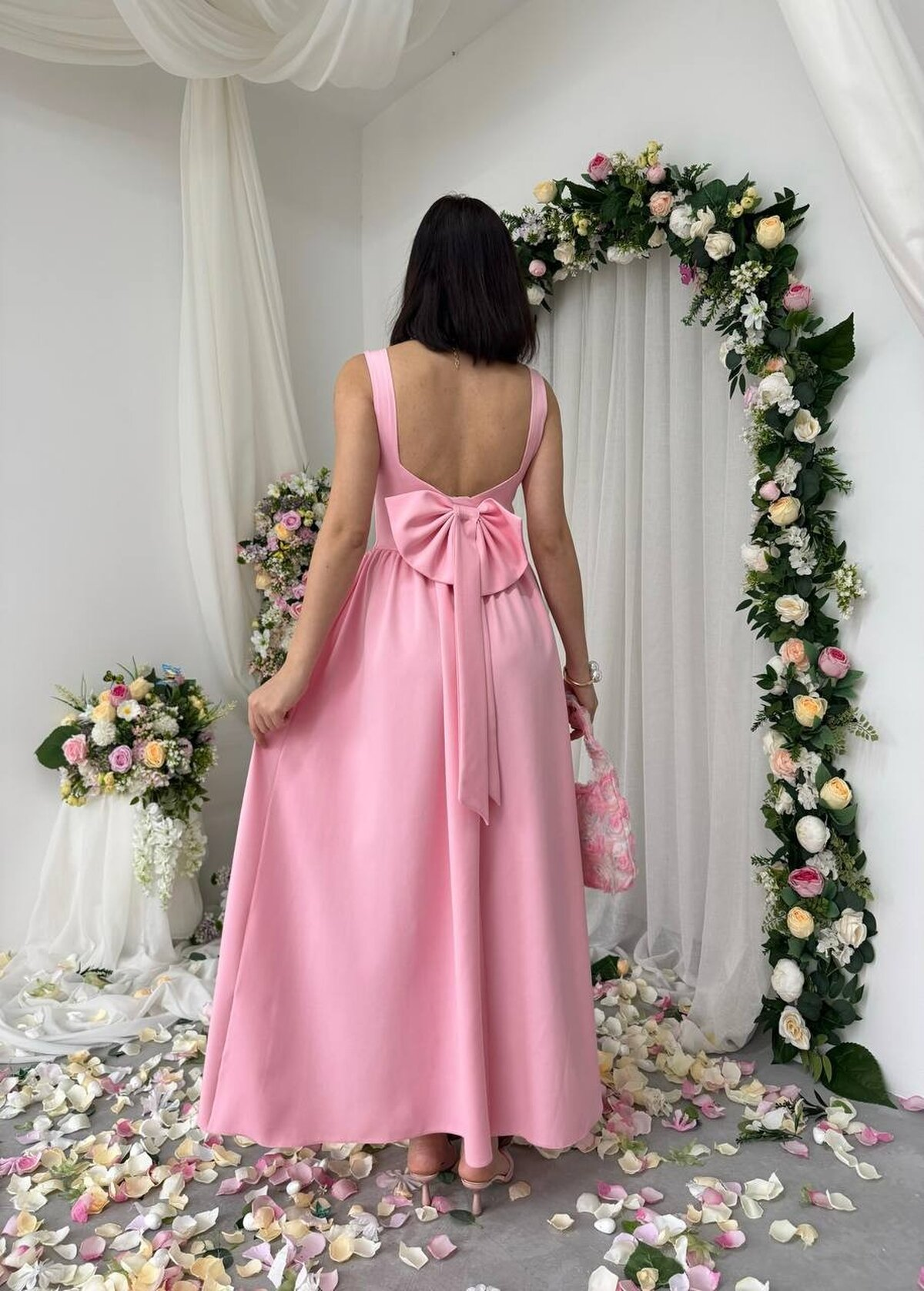Dinas Dress with Bow Detail