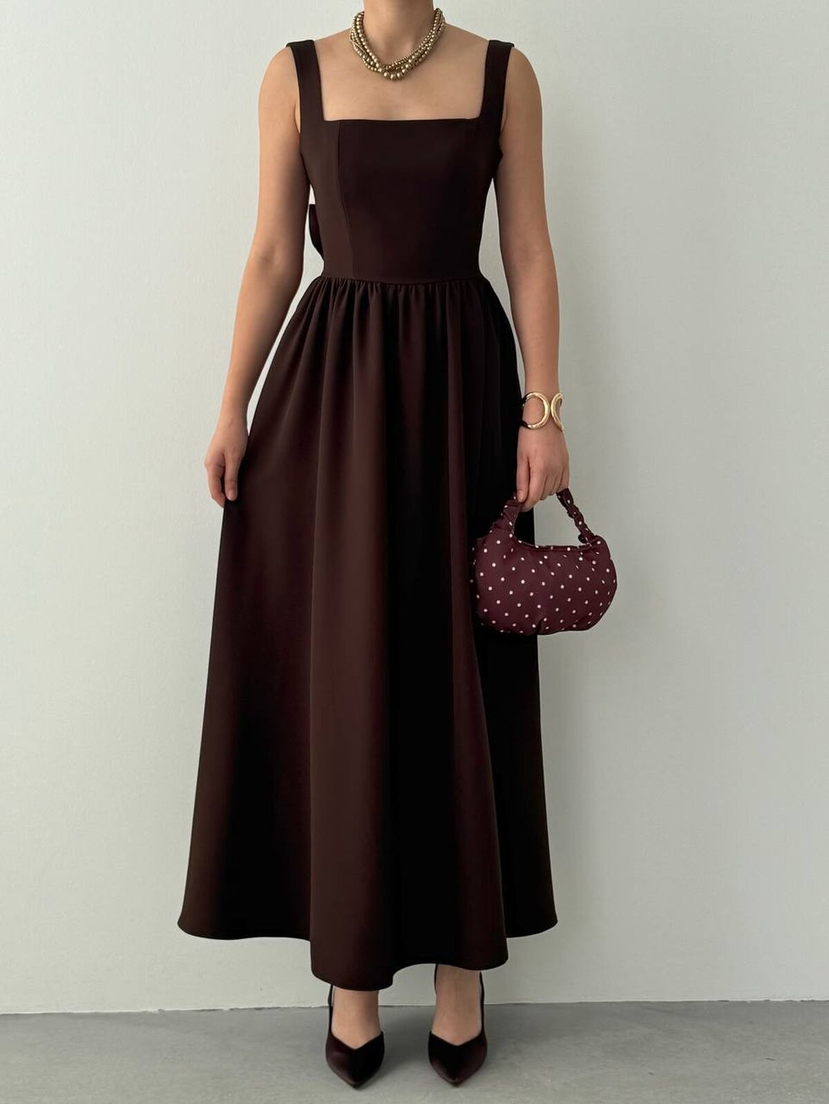 Dinas Dress with Bow Detail