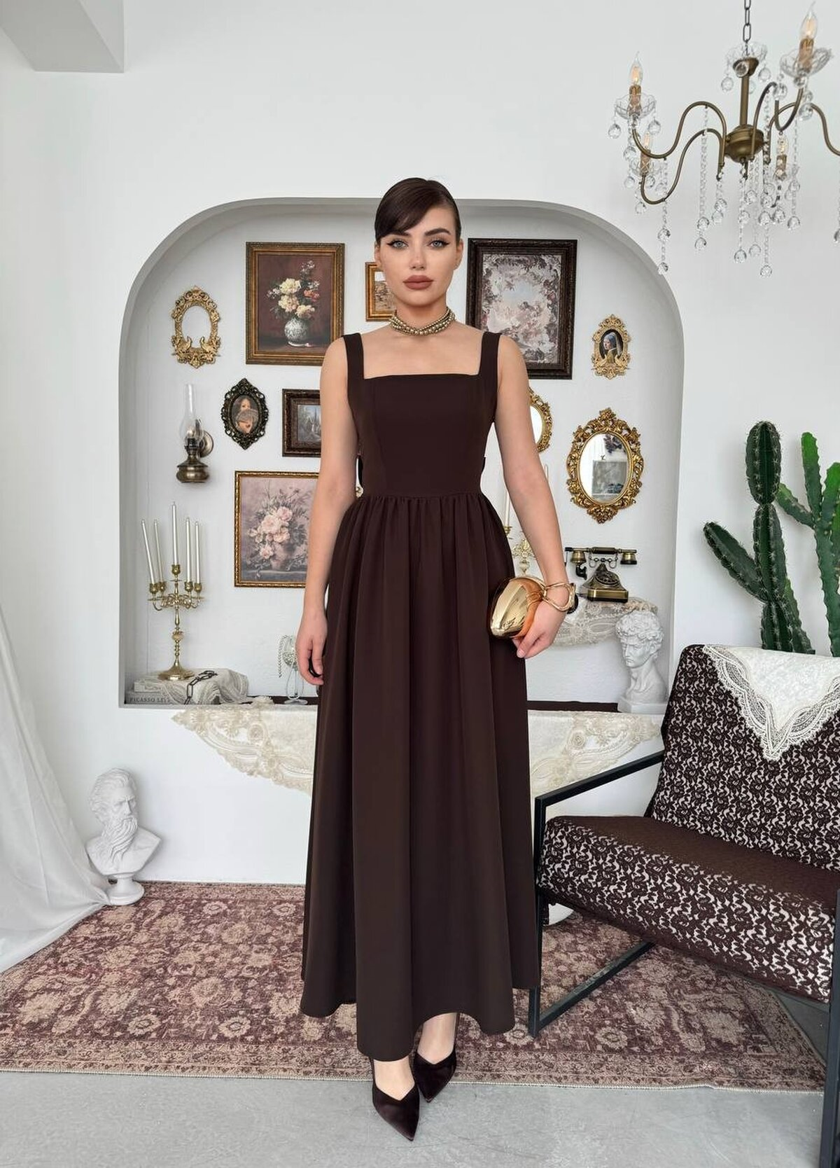 Dinas Dress with Bow Detail