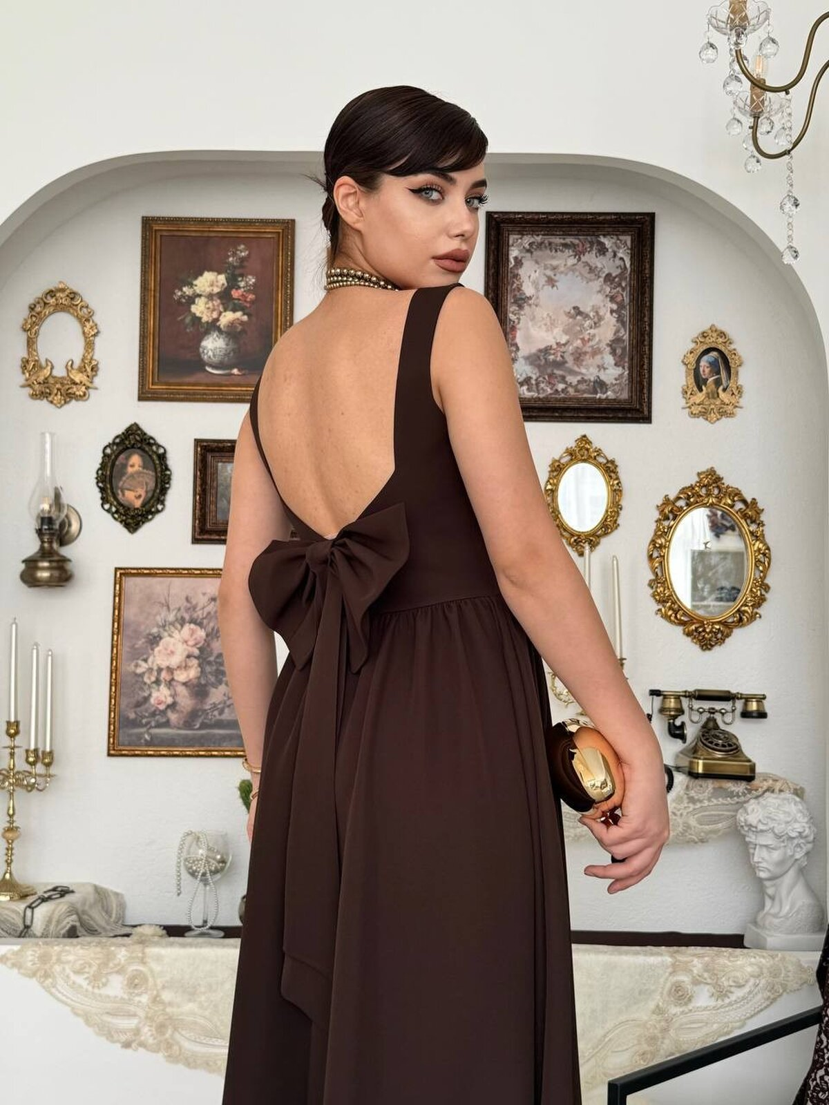 Dinas Dress with Bow Detail