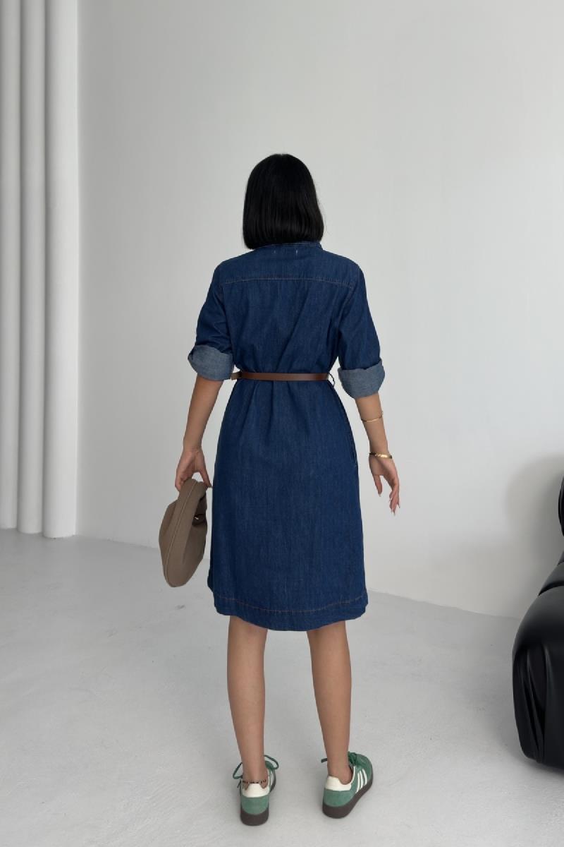 Düğmeli Uzun Gömlek 6102-26-(S-XL)