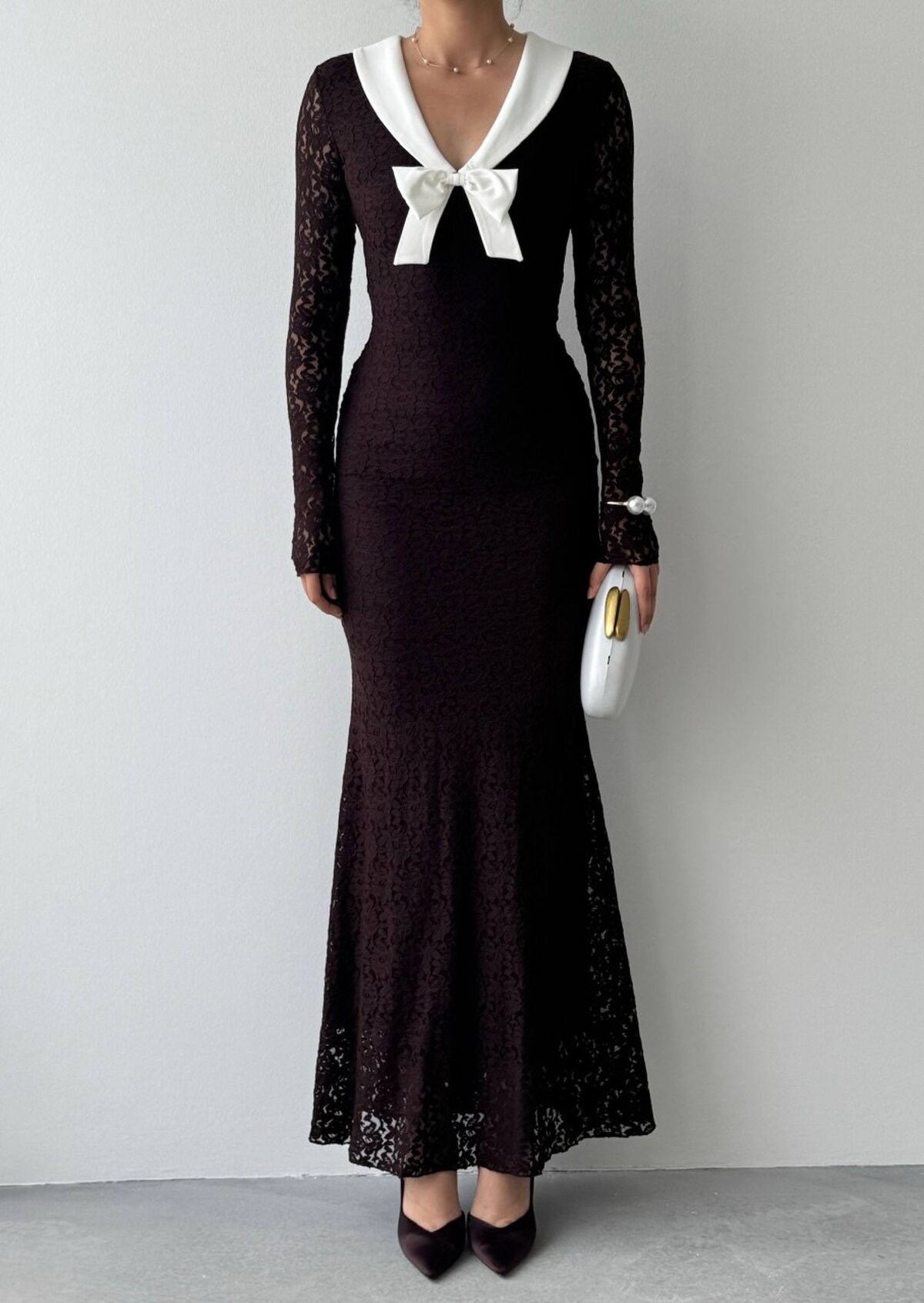 Duyru Dress with Bow Detail