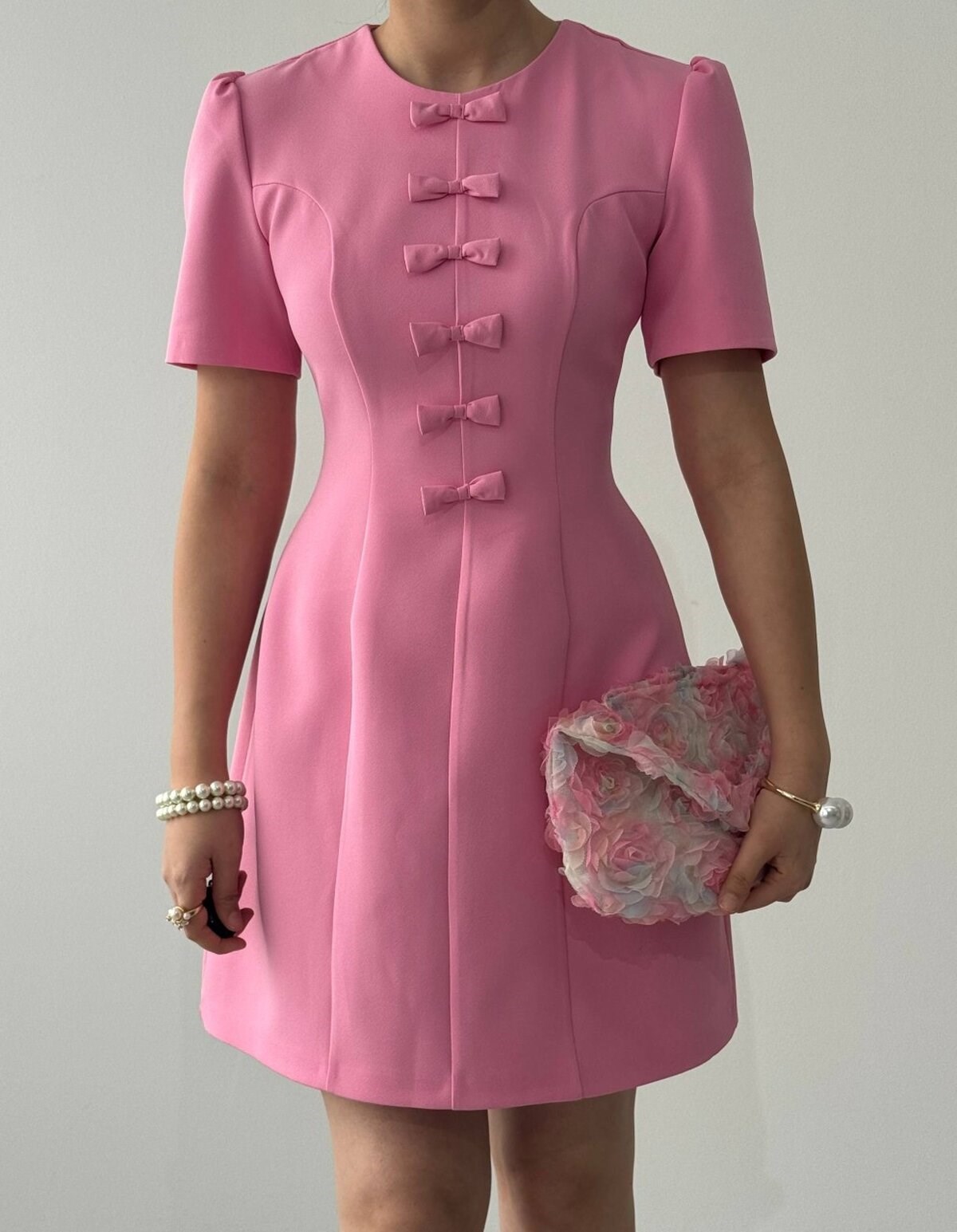 Evan Bow Detail Dress