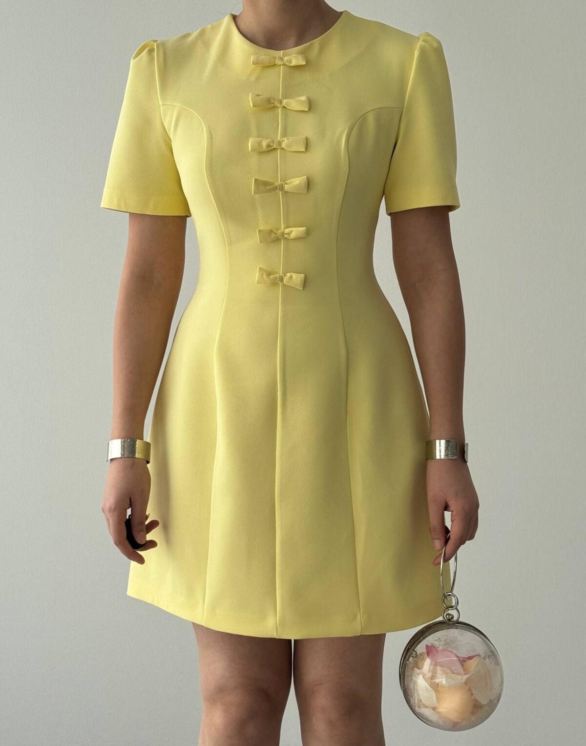 Evan Bow Detail Dress