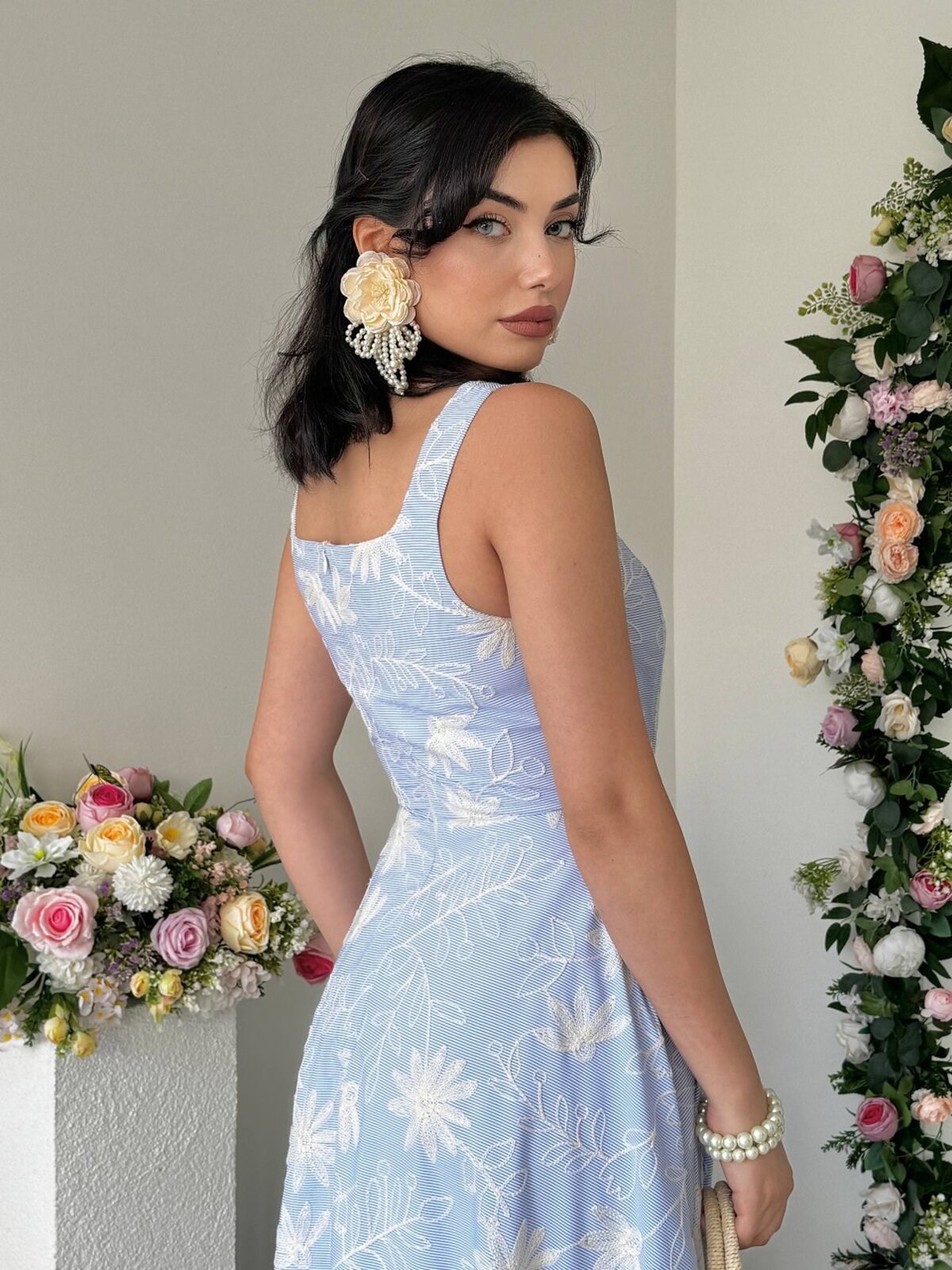 Femel Embroidered Dress