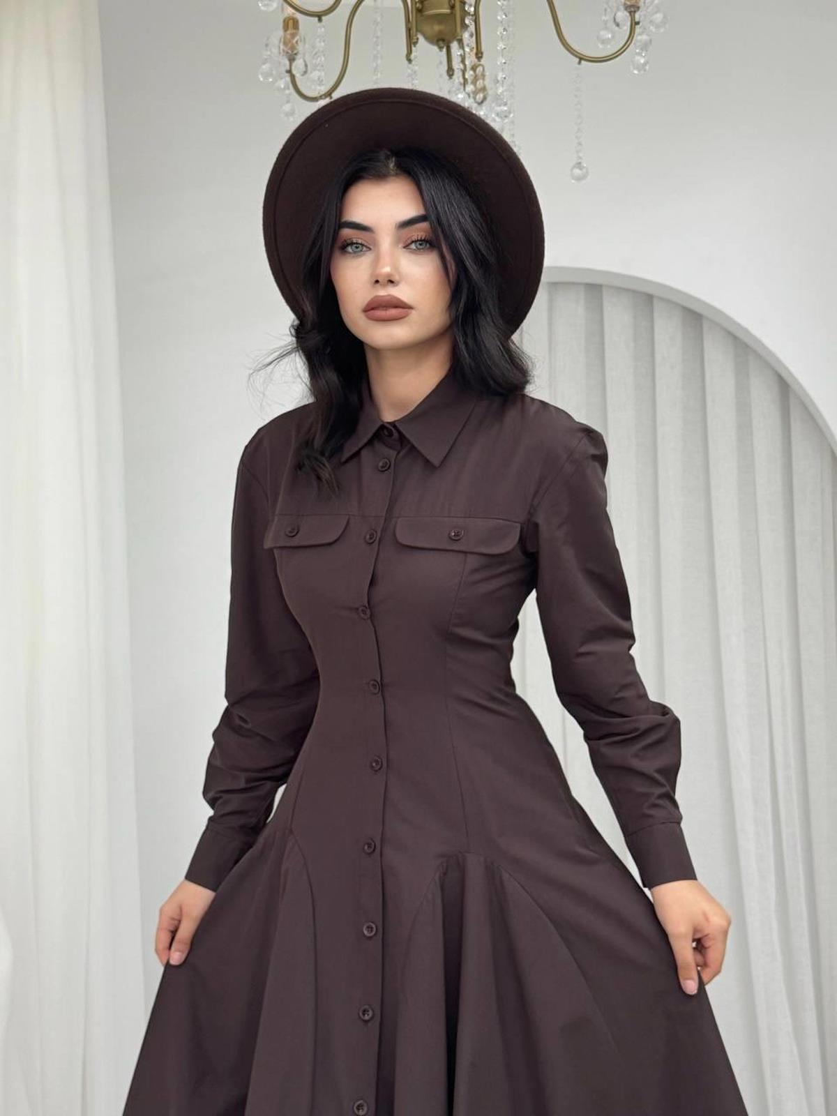 Feris Button Detailed Dress