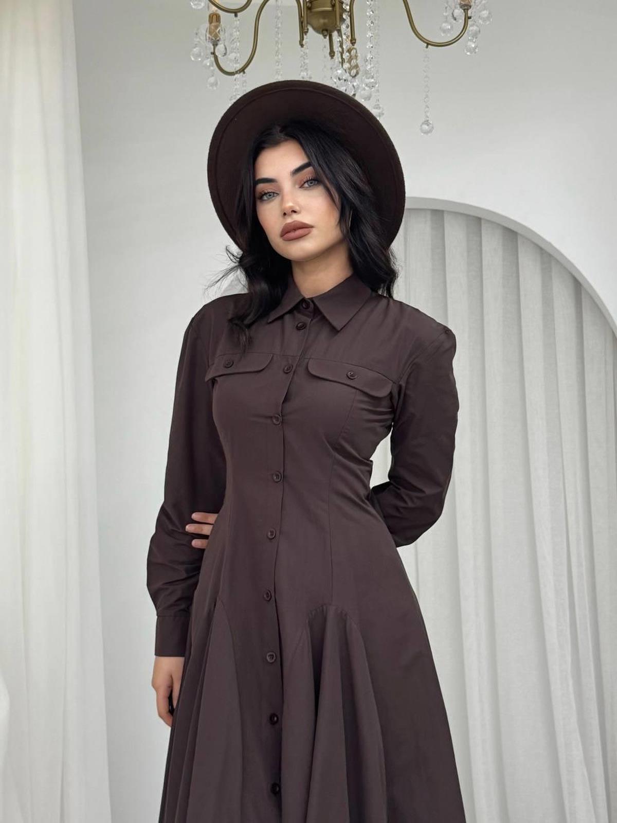 Feris Button Detailed Dress