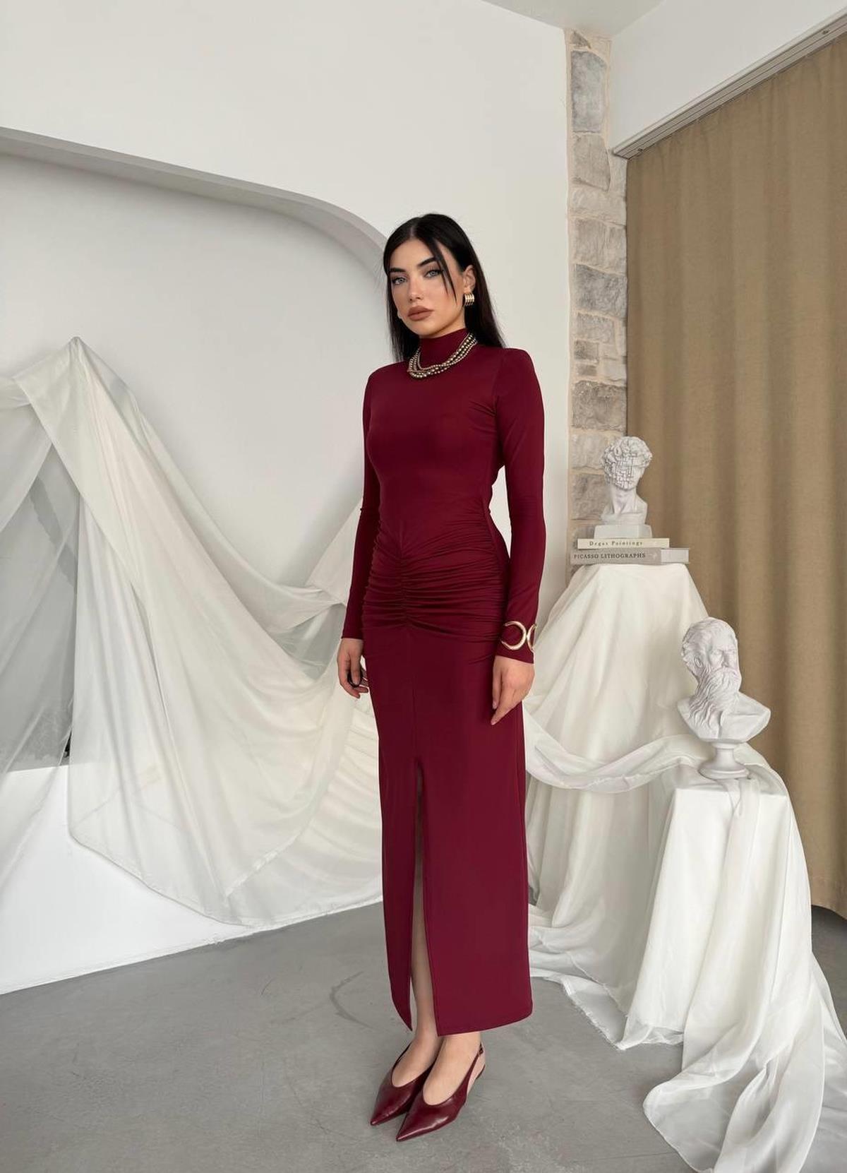 Ferya Pleated Dress