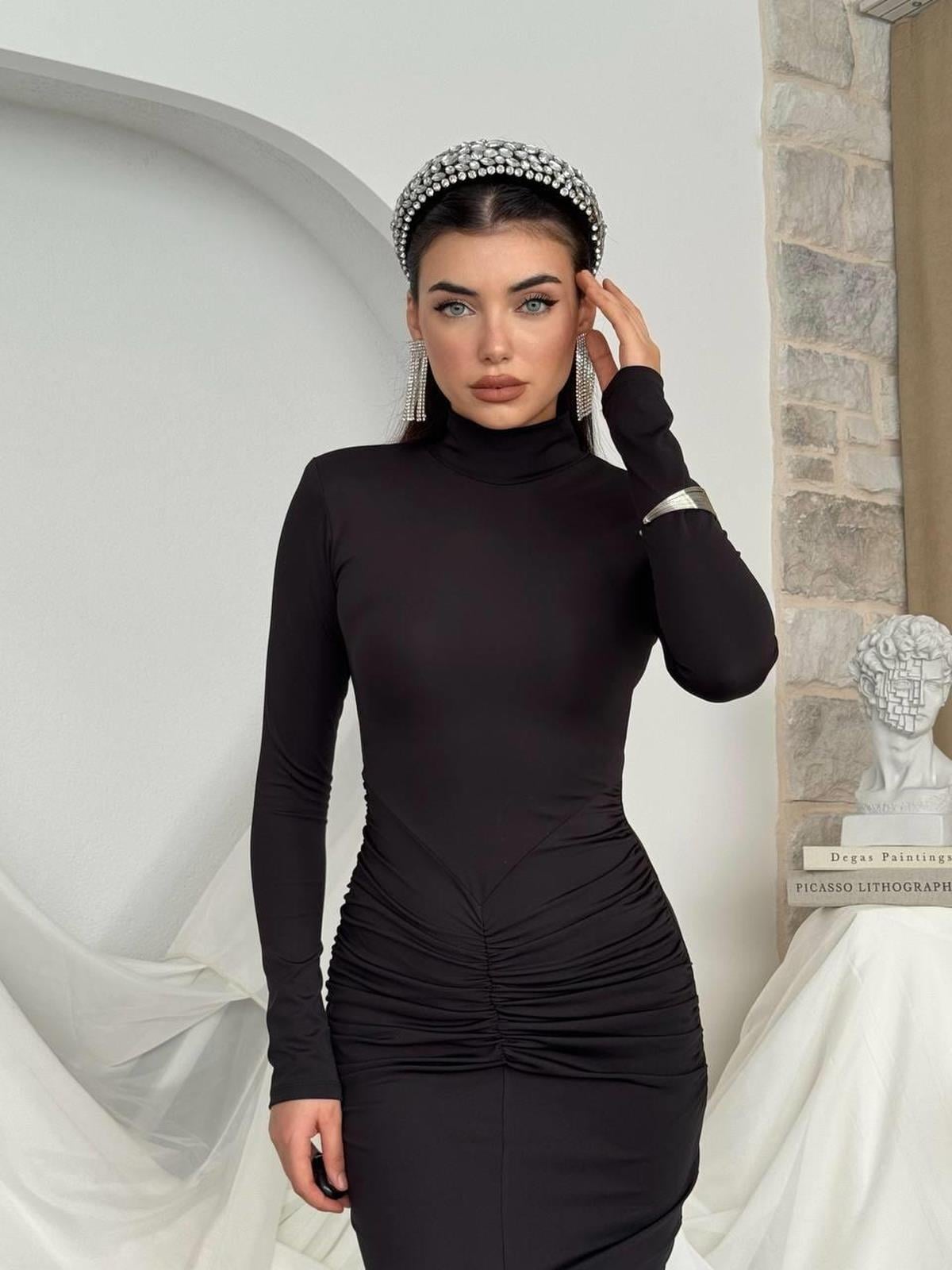 Ferya Pleated Dress
