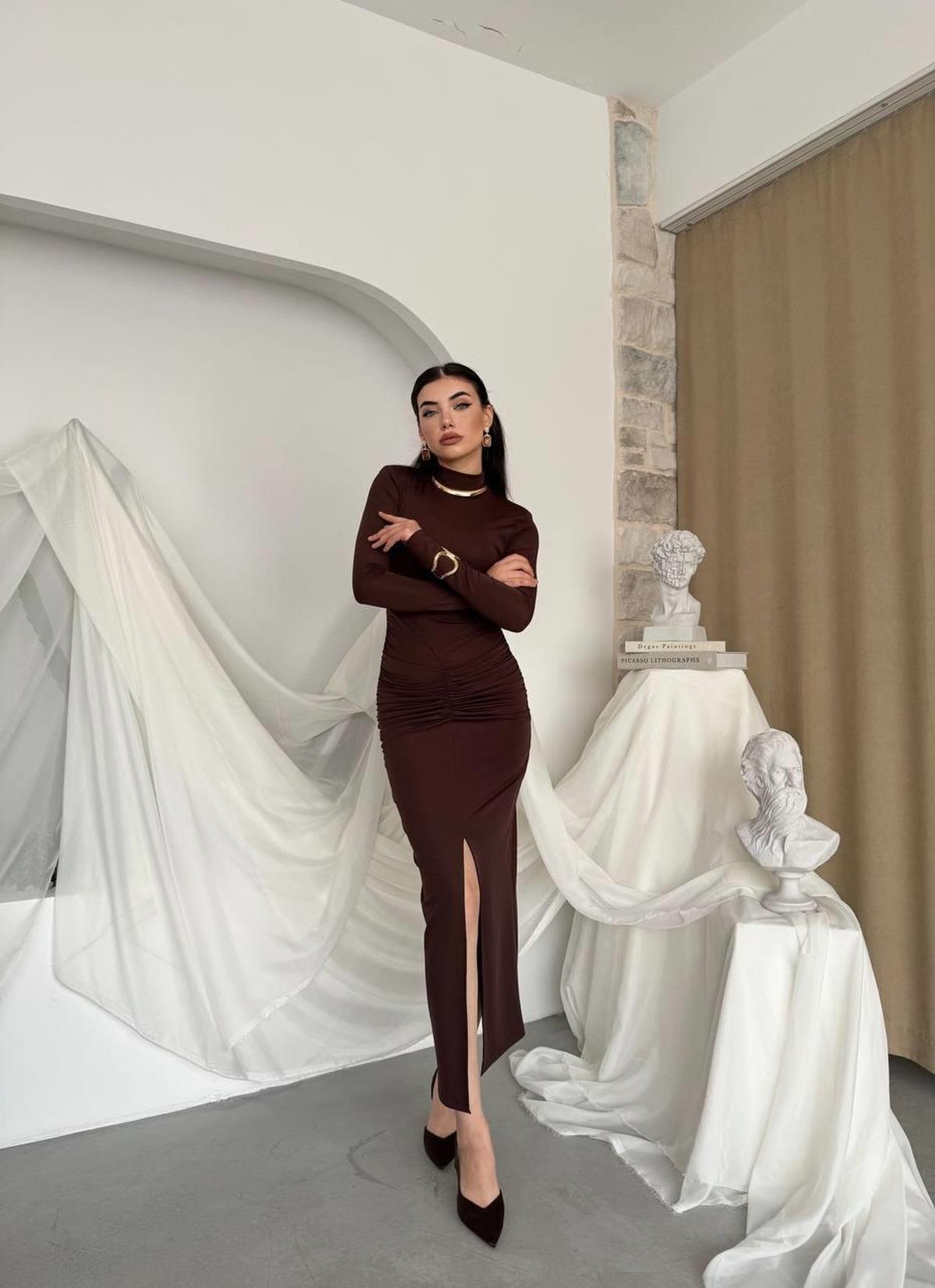 Ferya Pleated Dress