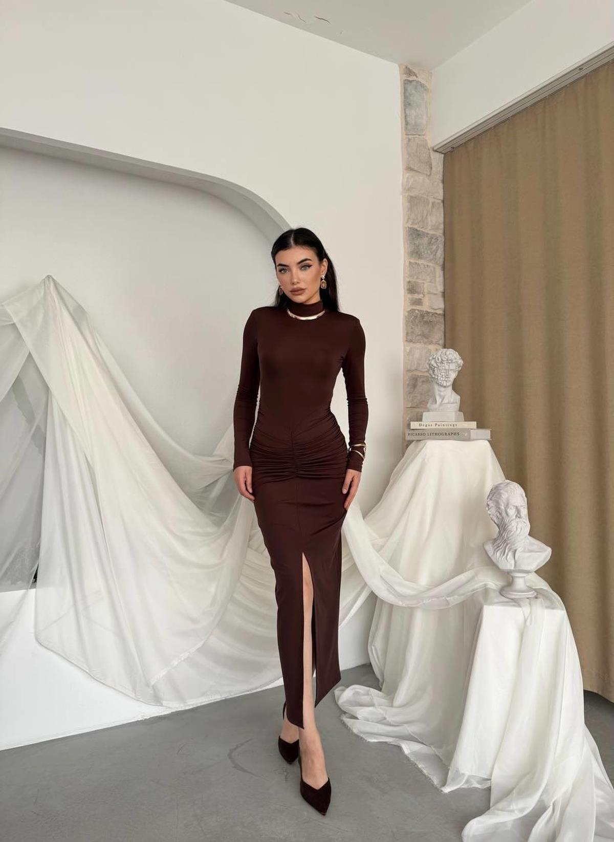Ferya Pleated Dress