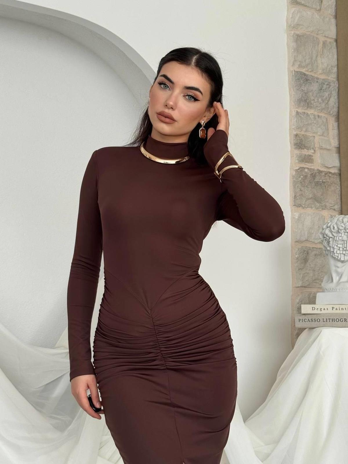 Ferya Pleated Dress