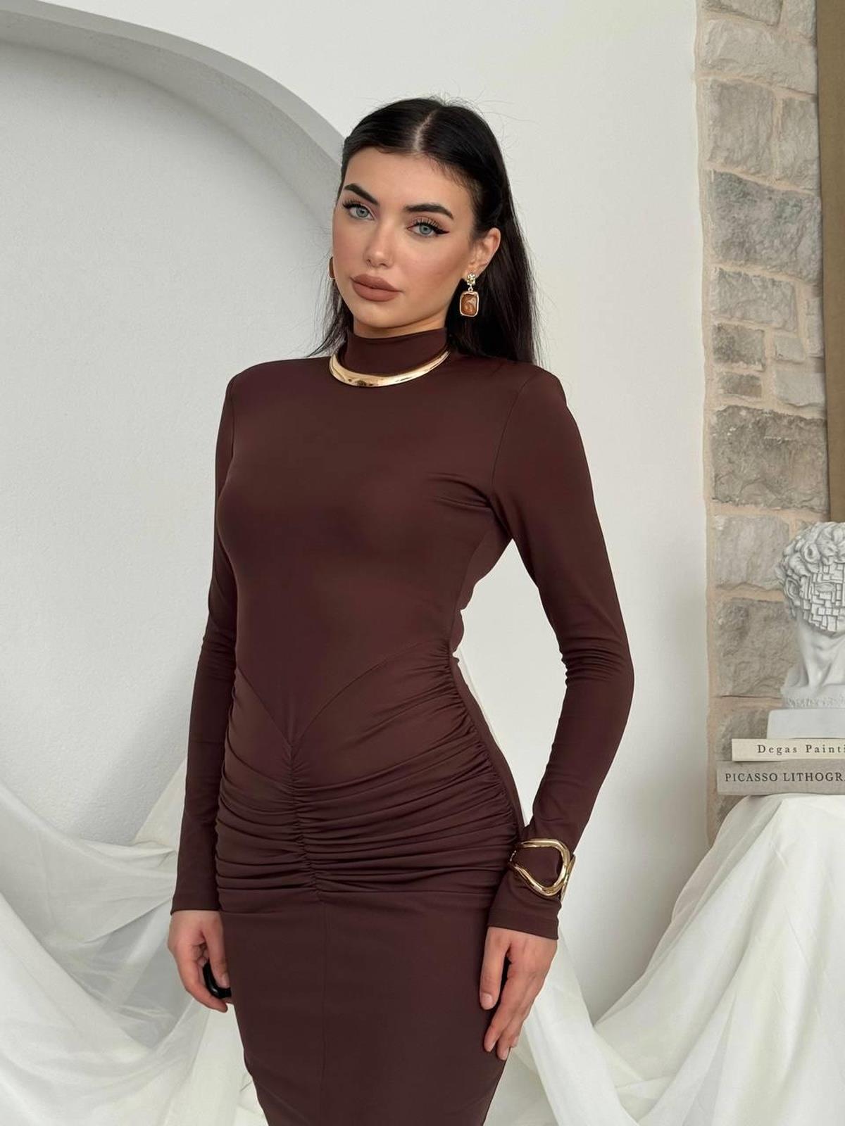 Ferya Pleated Dress