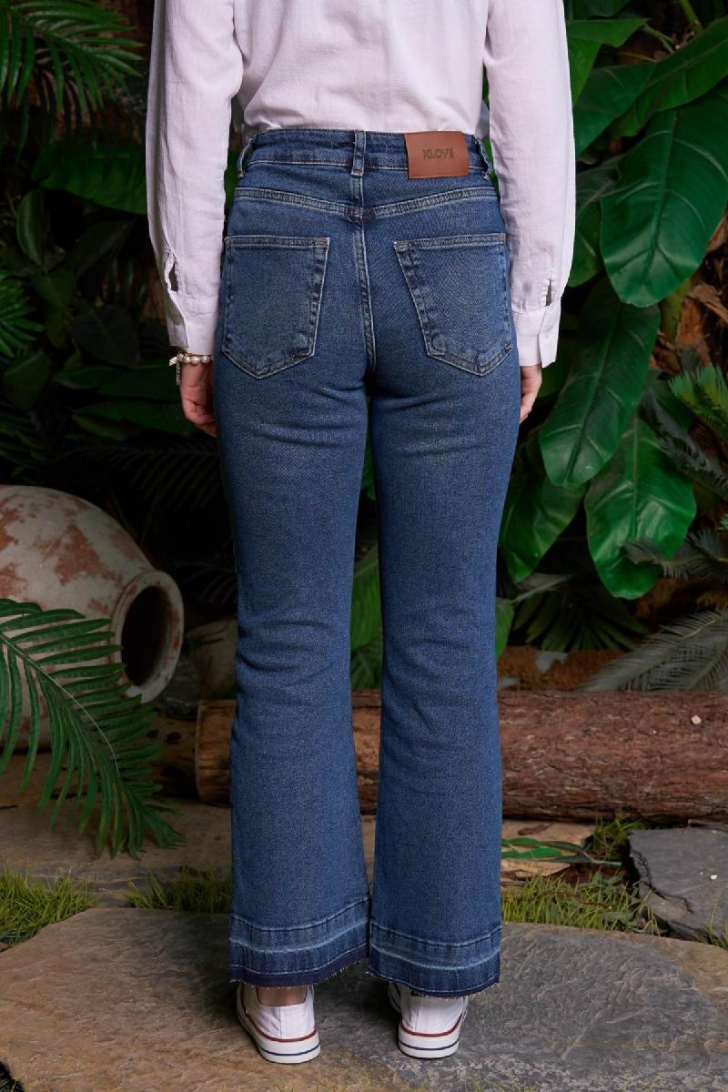 Flare Kot Pantolon 7104-01-(26-31)