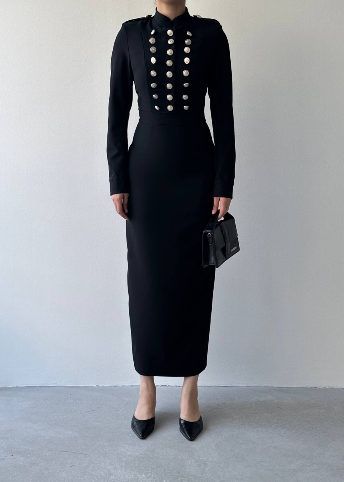 Gurea Button-Detail Dress