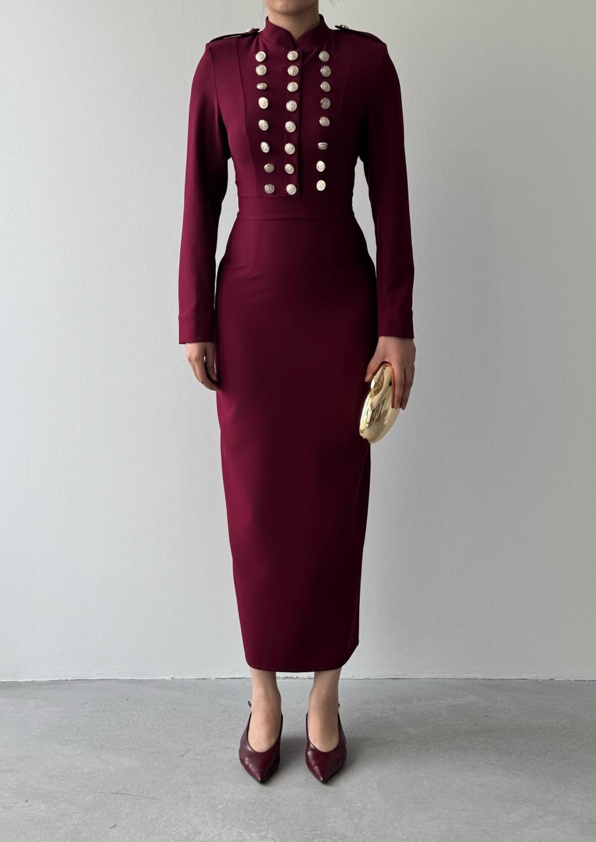 Gurea Button-Detail Dress