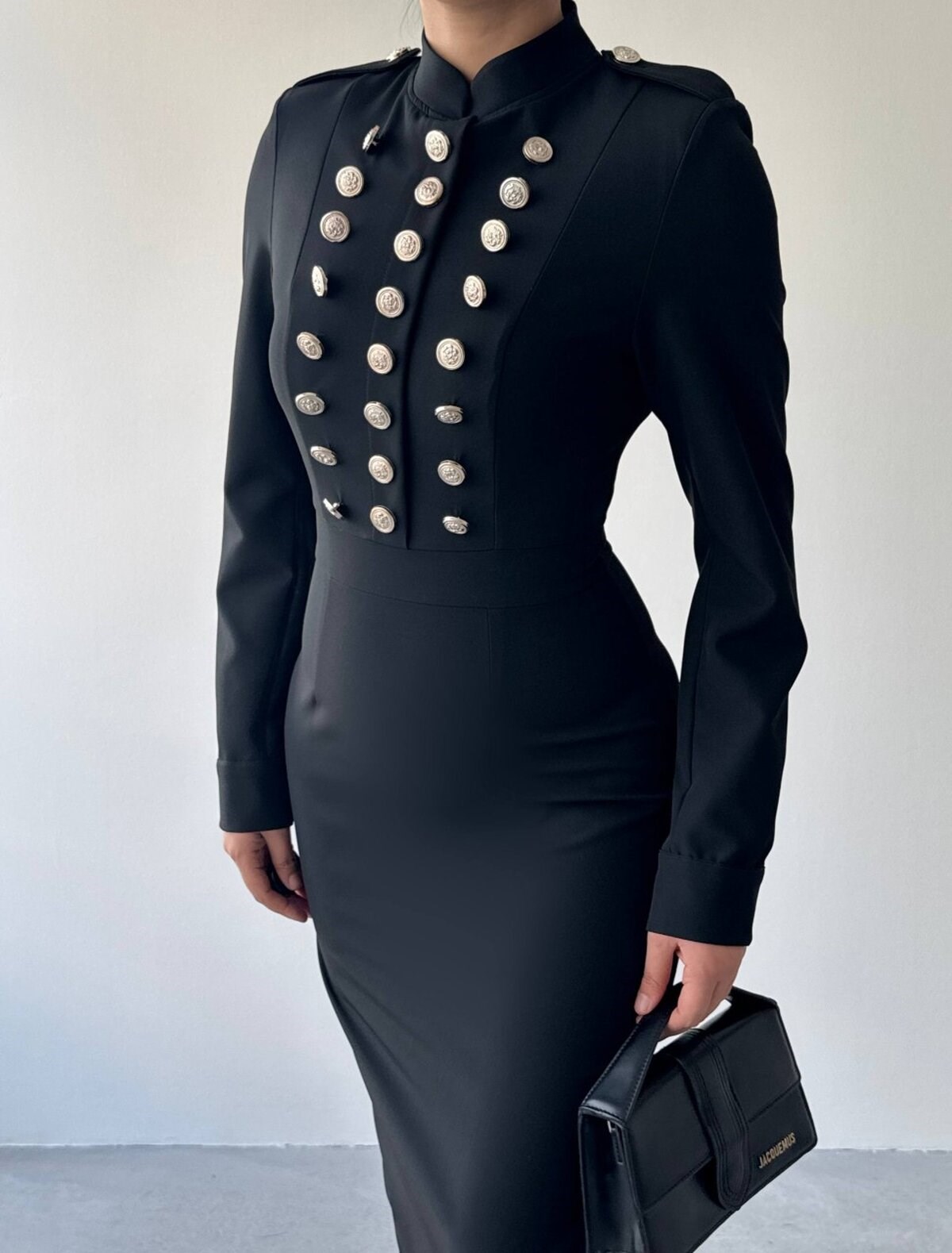 Gurea Button-Detail Dress