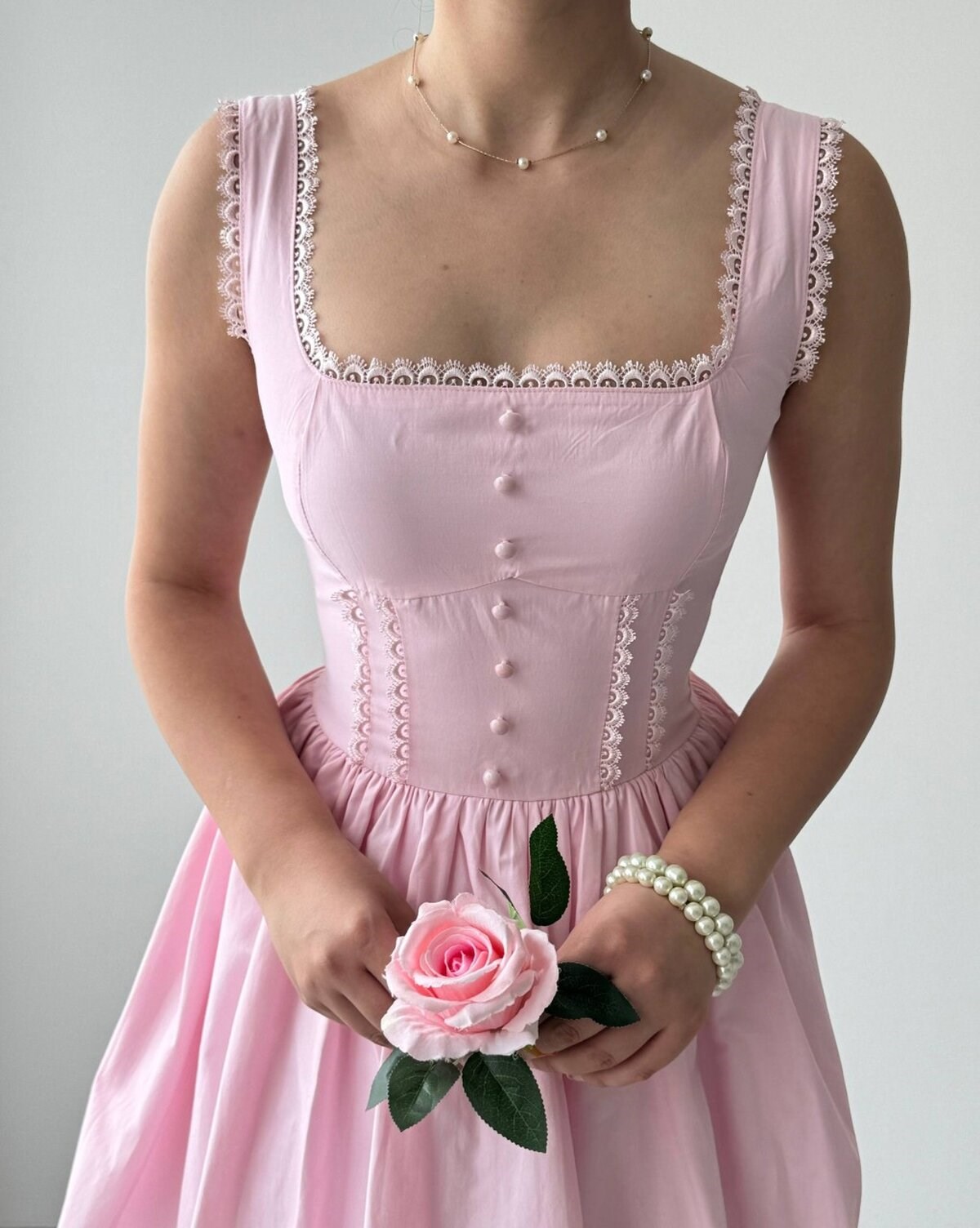 Joyo Button-Detail Dress
