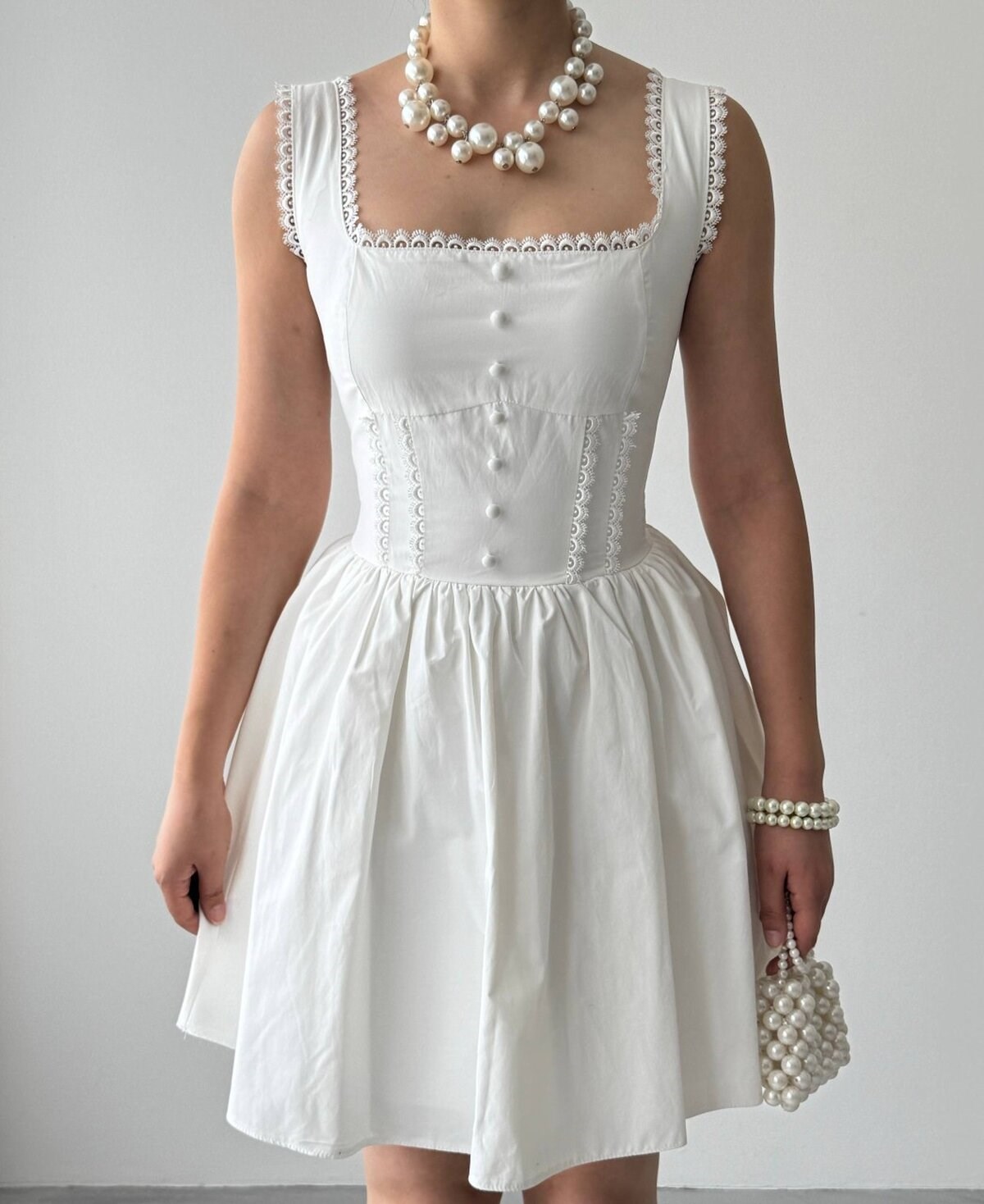 Joyo Button-Detail Dress