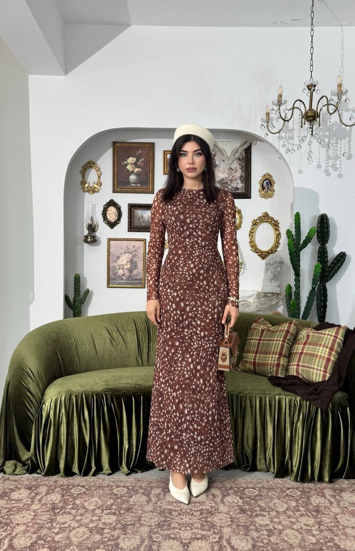 Kalmes Midi Dress