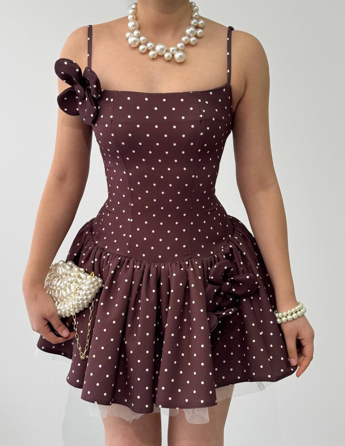 Keraj Dress with Floral Details
