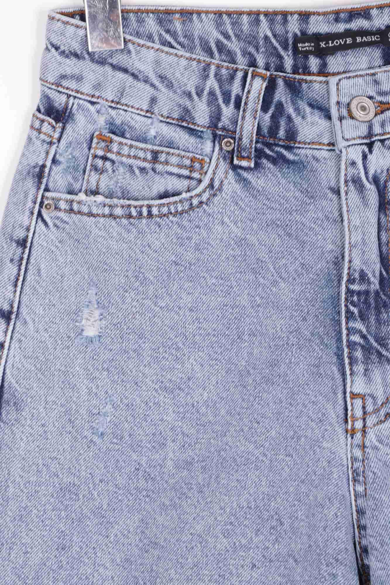 Lazerli Kot Şort 266-08-(S-XL-6)