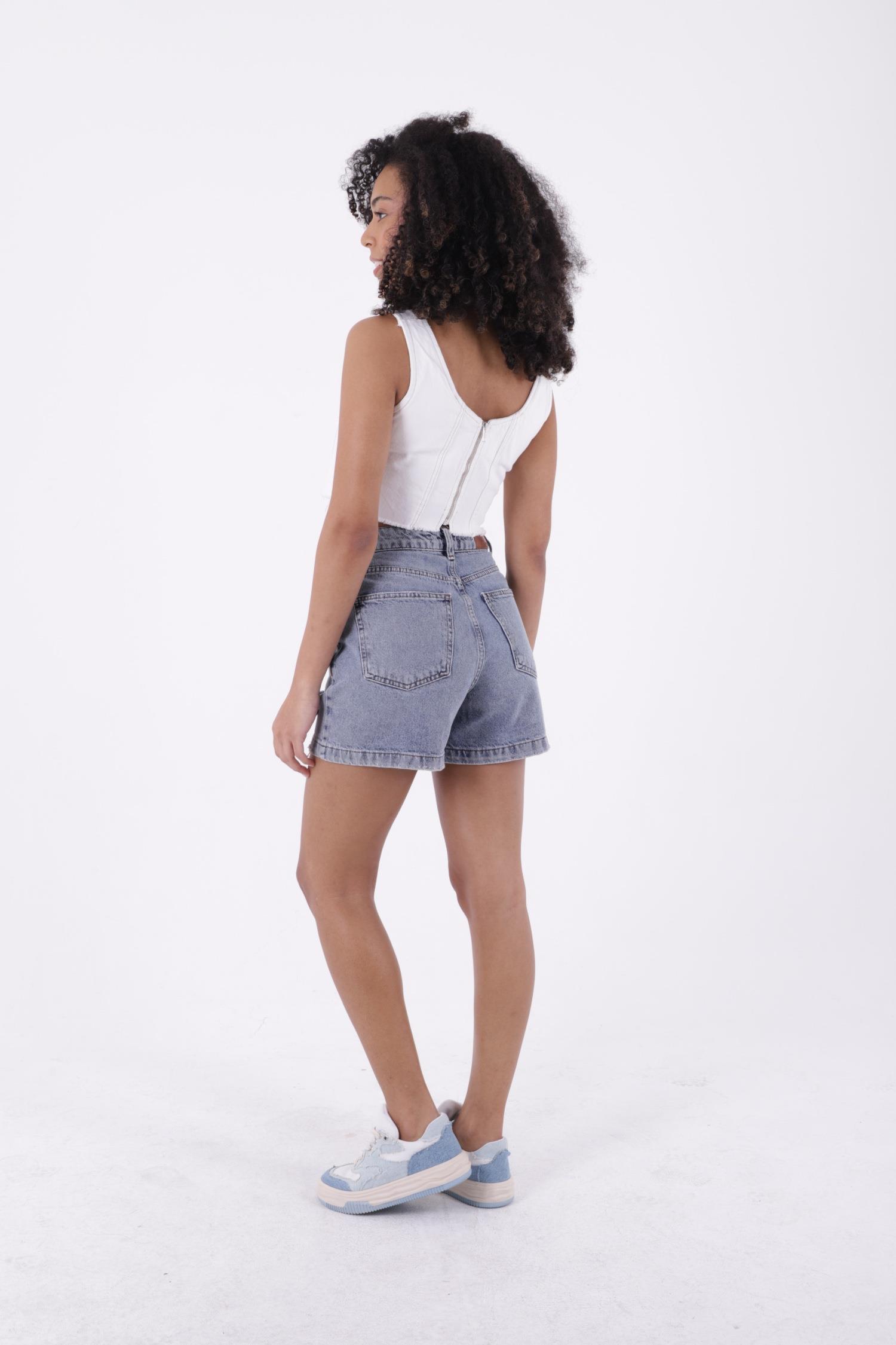 Lazerli Kot Şort 266-08-(S-XL-6)