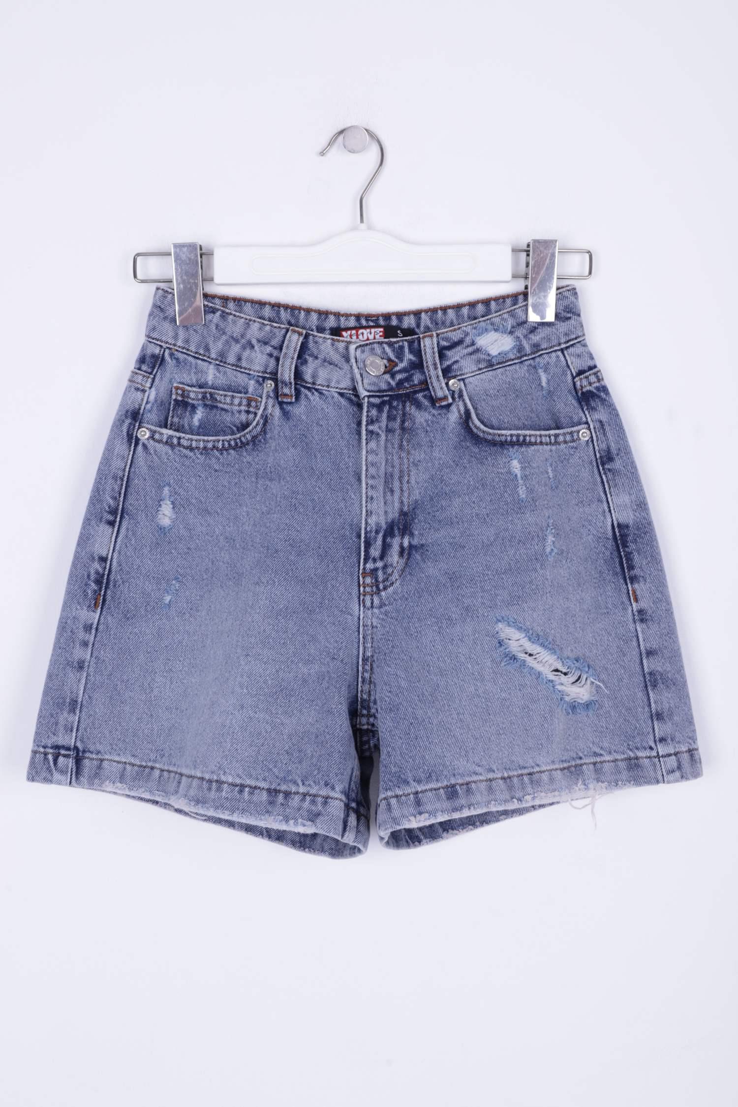 Lazerli Kot Şort 266-08-(S-XL-6)