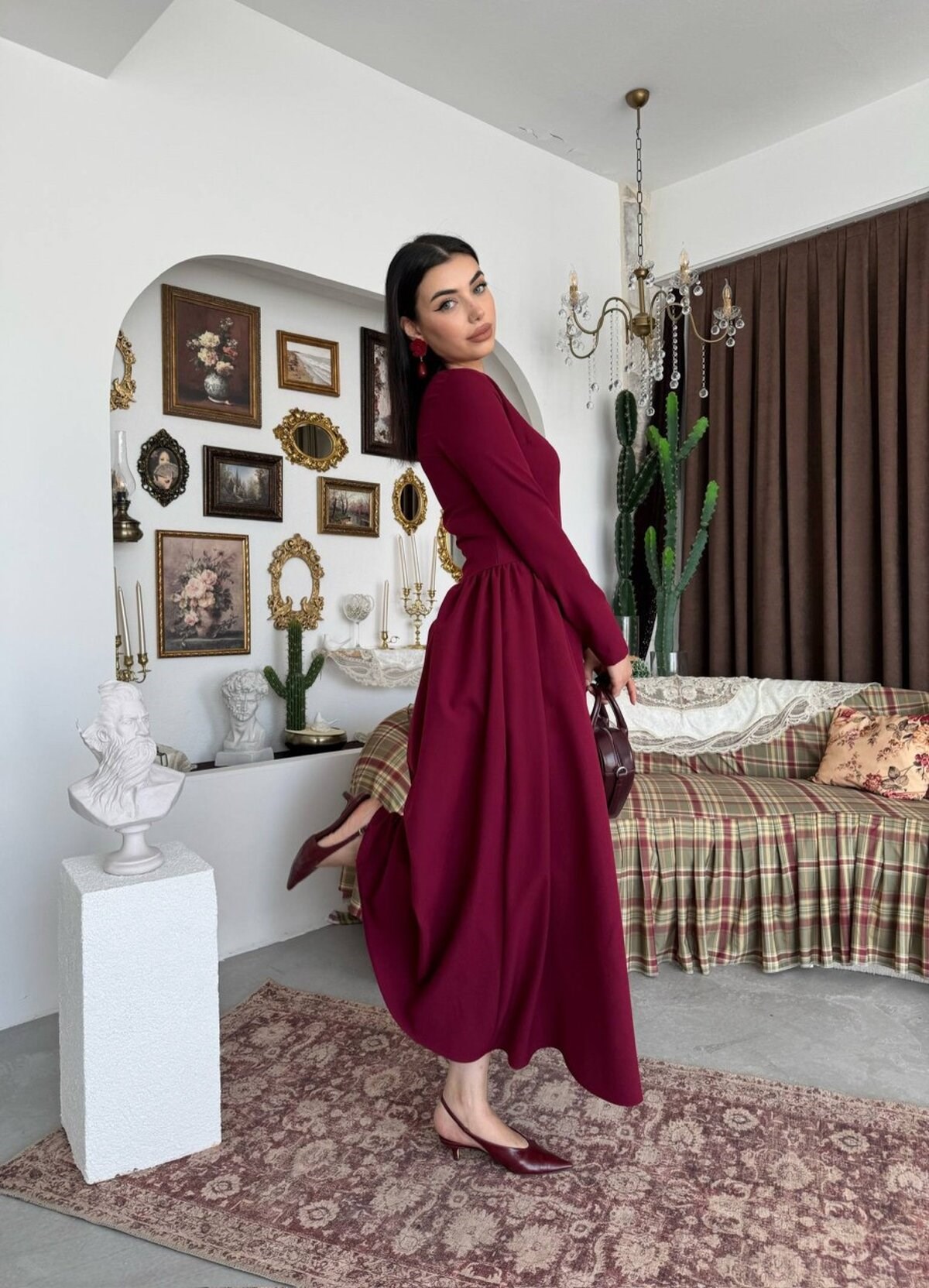 Loks Midi Dress