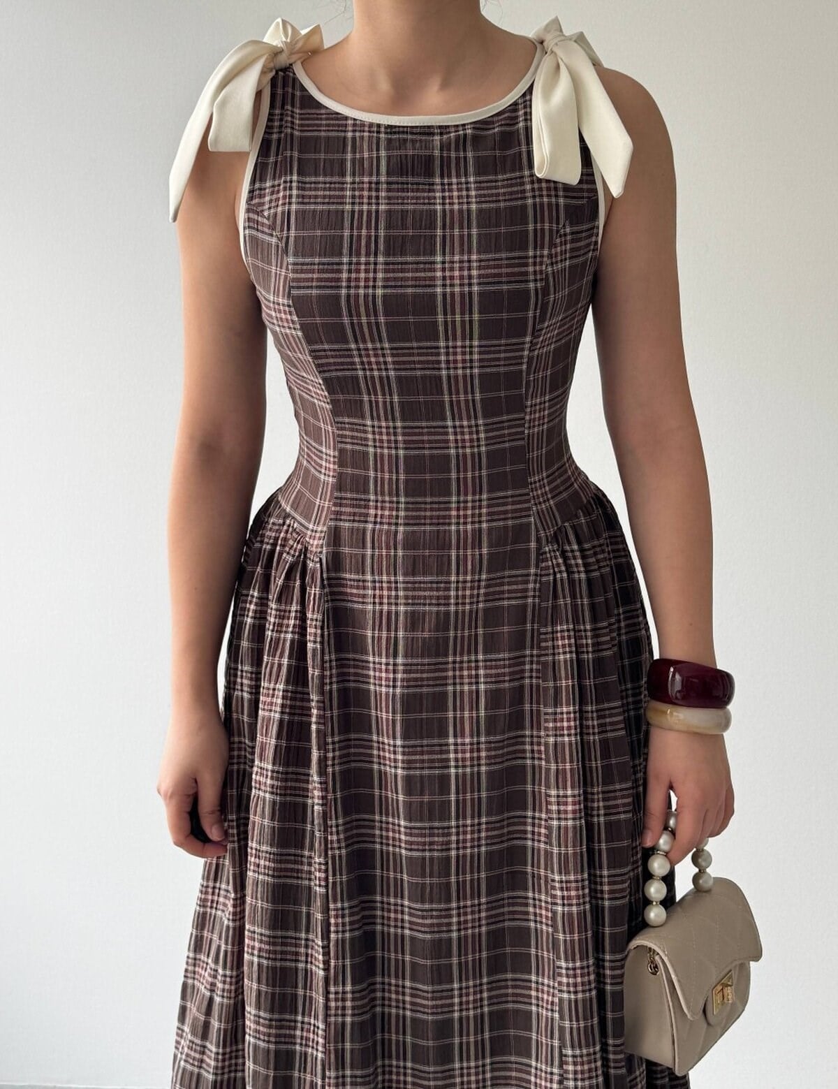 Mumu Dress with Bow Detail