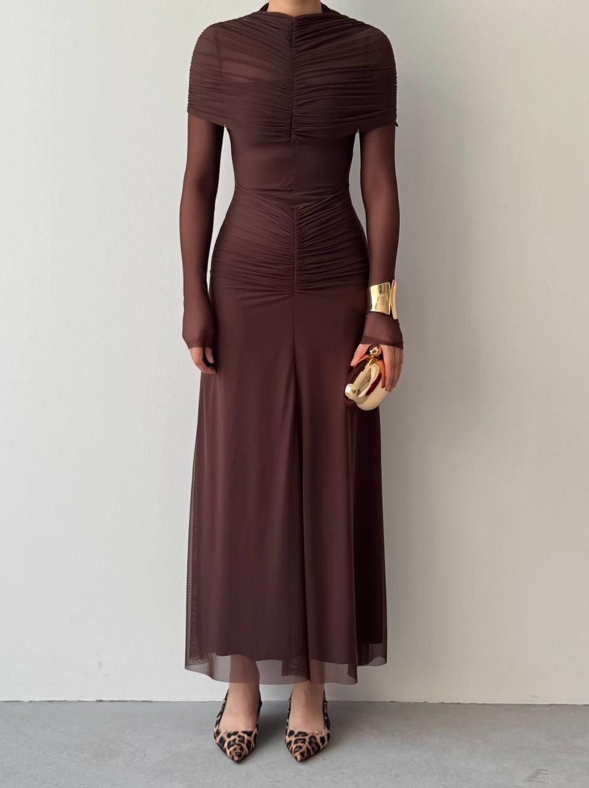 Novia Pleated Dress