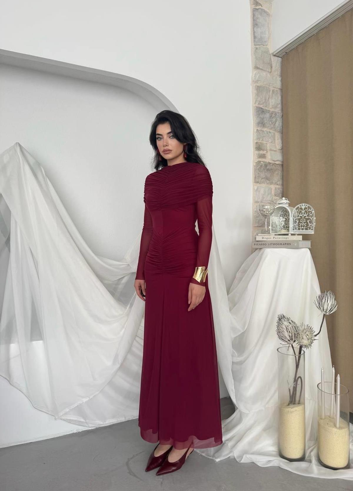 Novia Pleated Dress